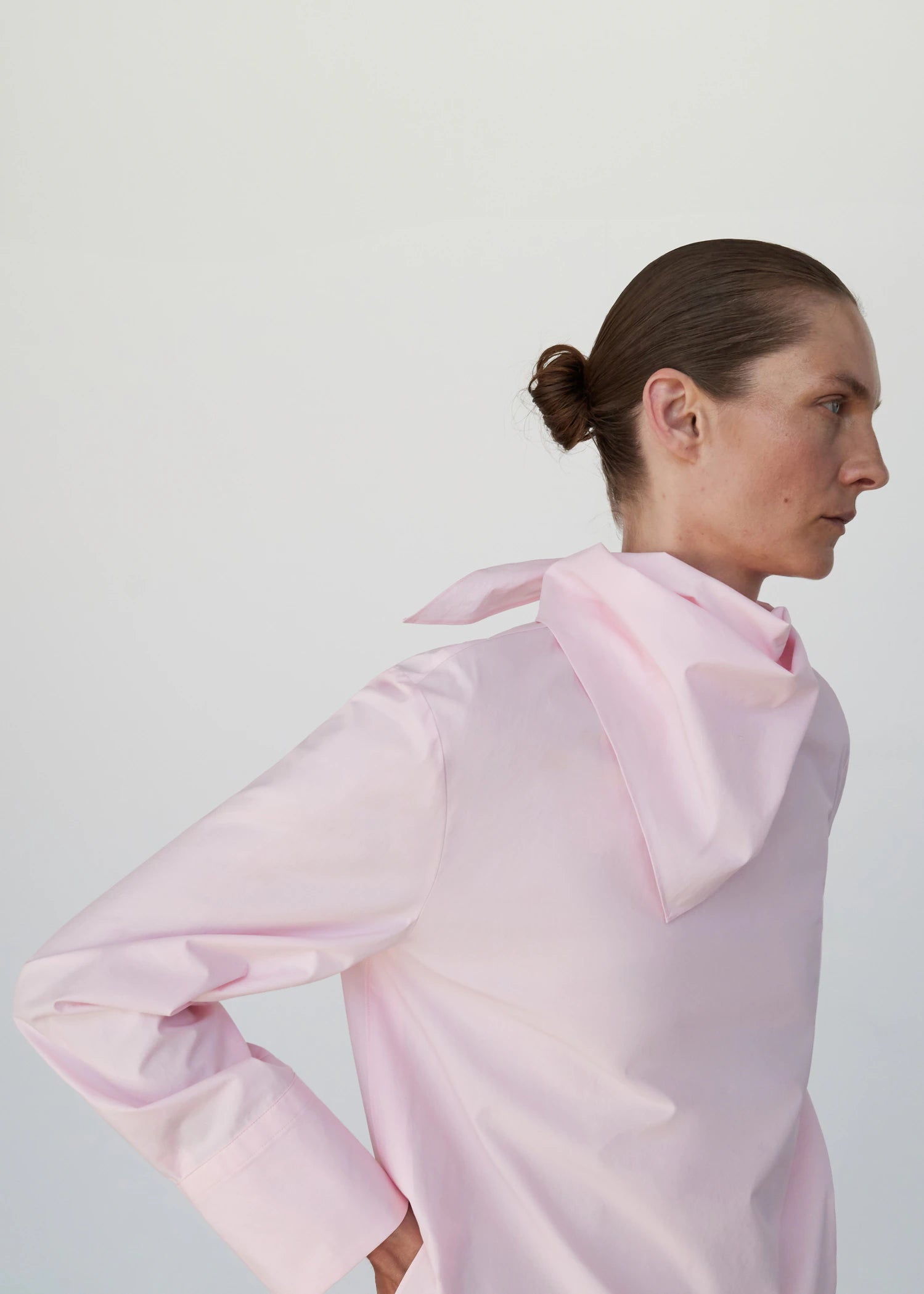 Poplin Blouse With Handkerchief