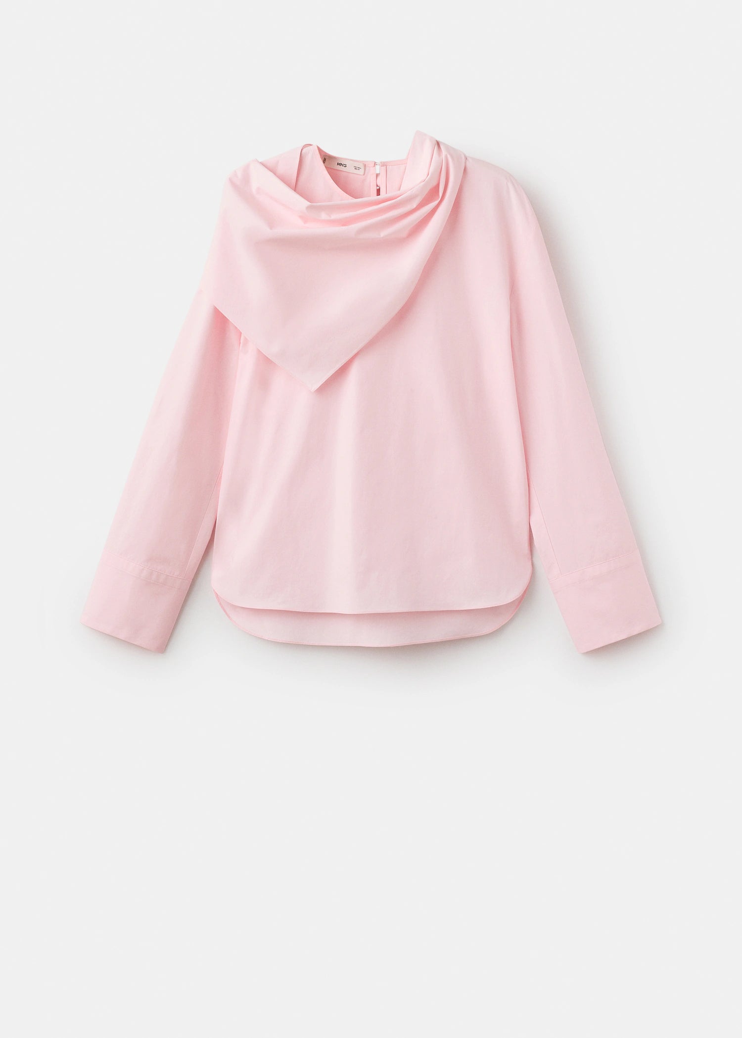 Poplin Blouse With Handkerchief