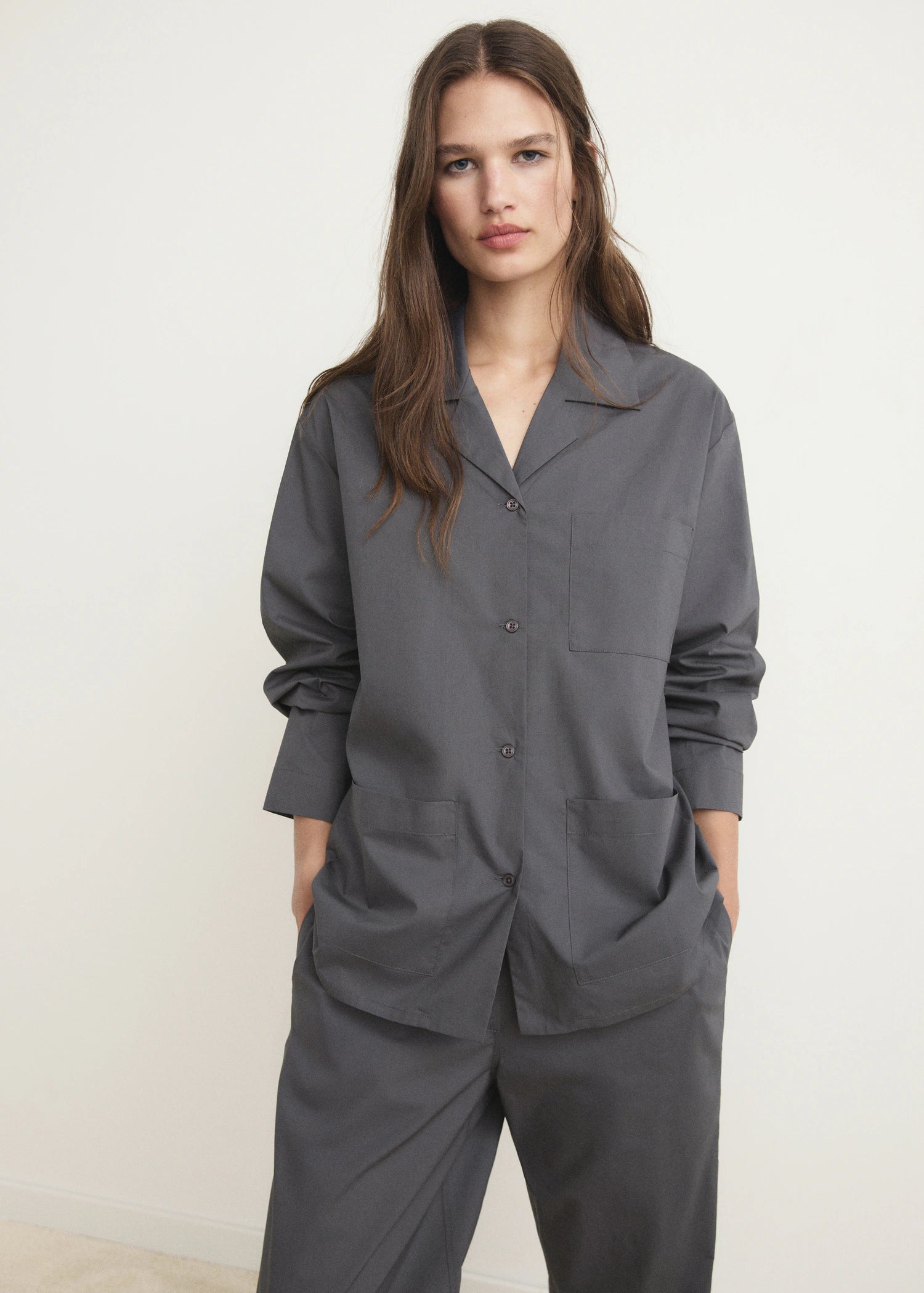 Poplin Pyjama Shirt