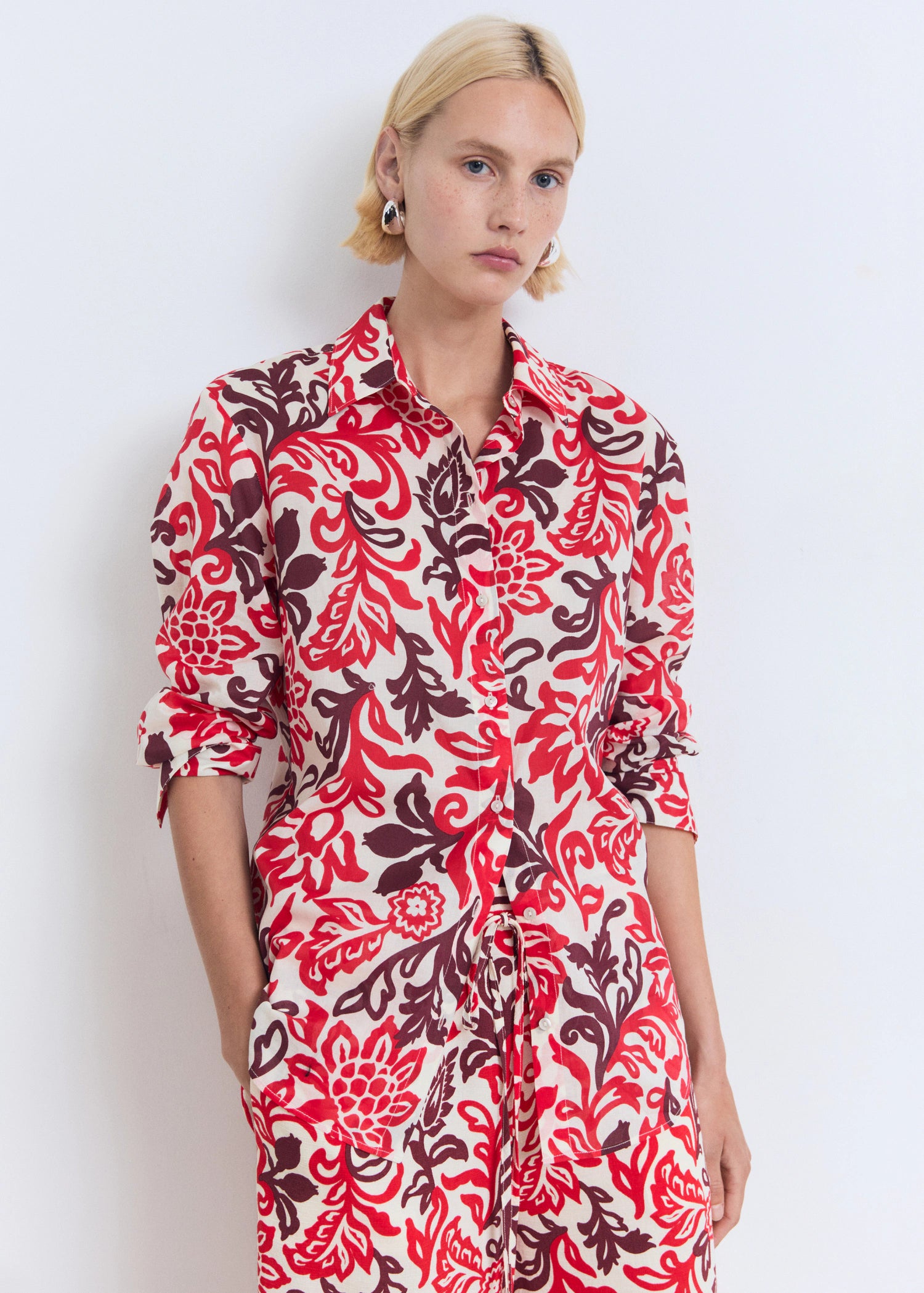 Printed Cotton Shirt