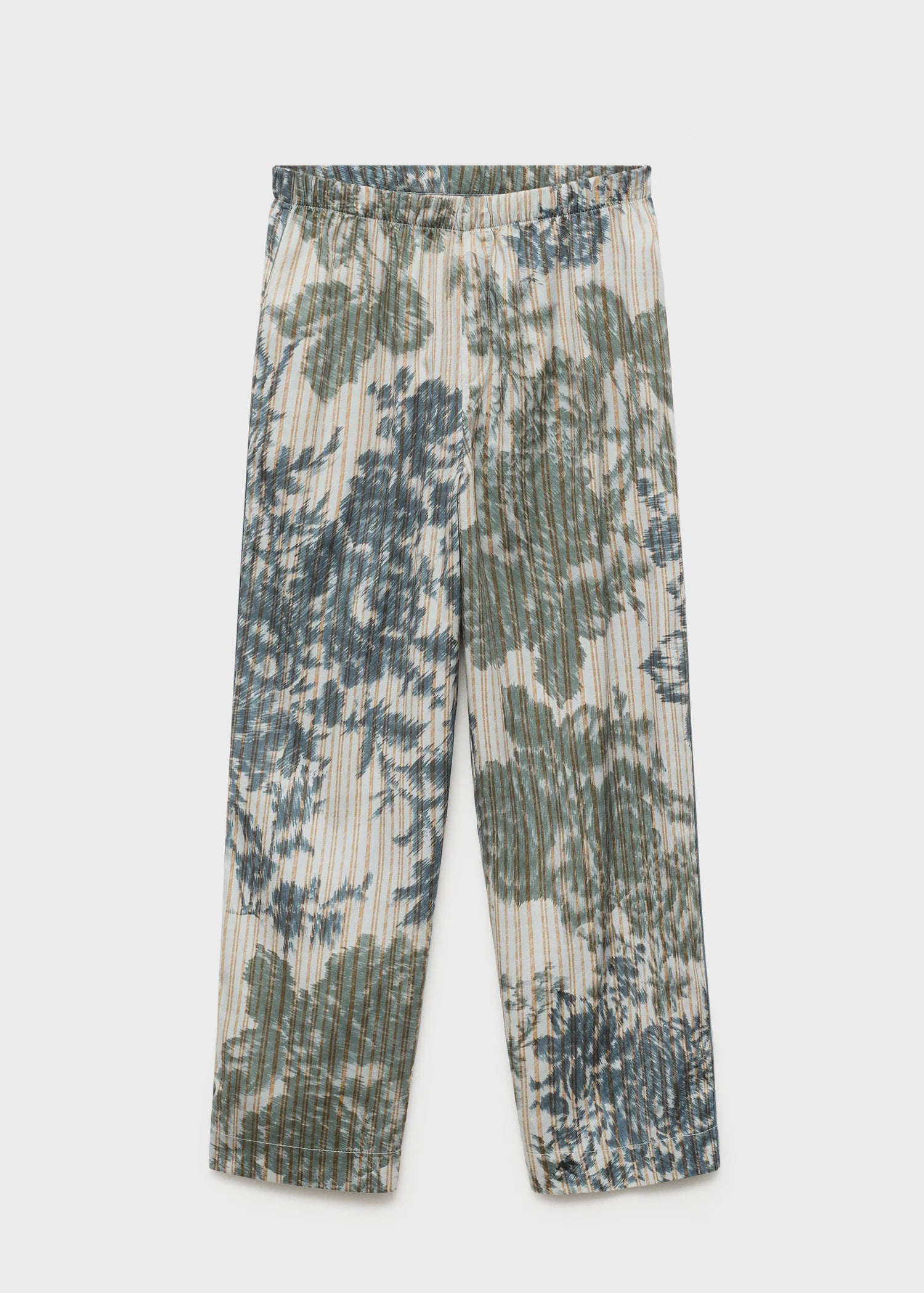 Pyjama Bottoms With Blurred Print