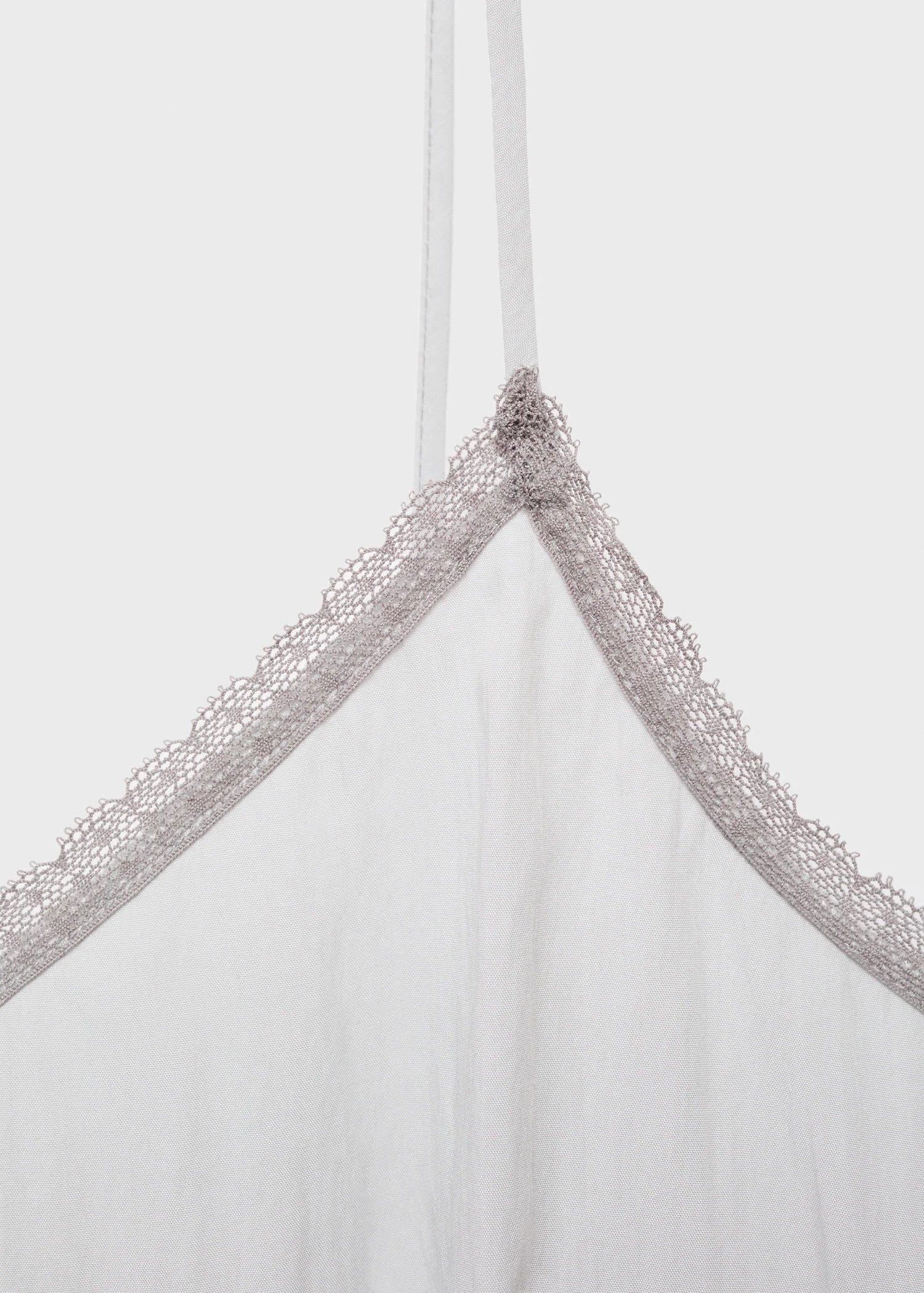 Pyjama Top With Lace Trim