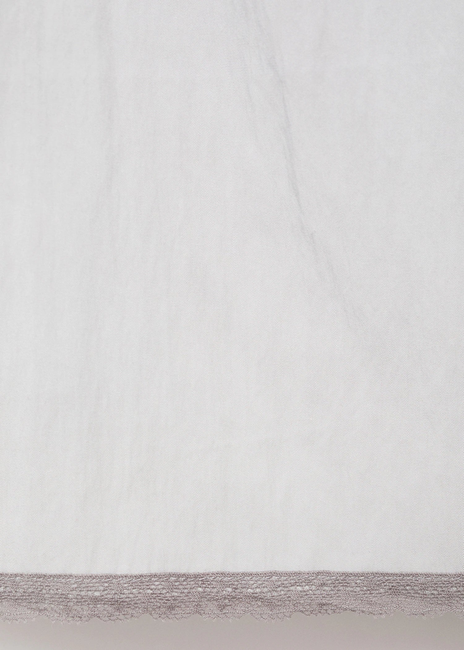 Pyjama Top With Lace Trim