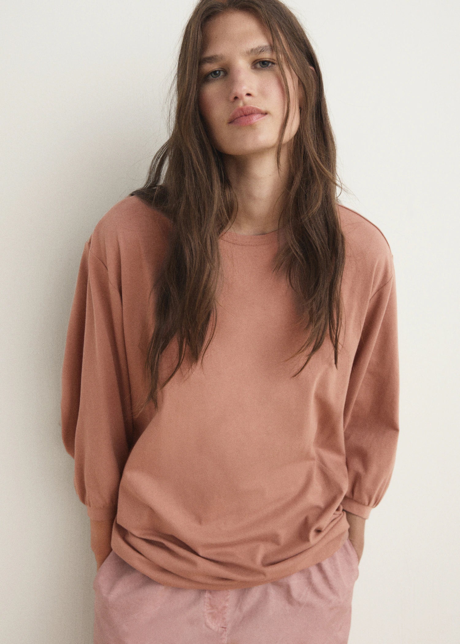 Pyjama T Shirt With Puffed Sleeves