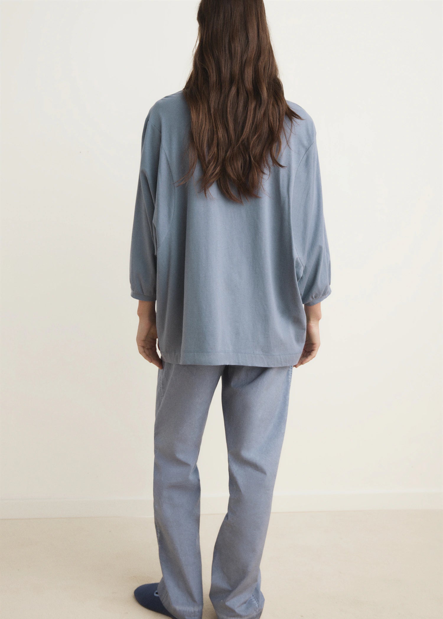 Pyjama T Shirt With Puffed Sleeves