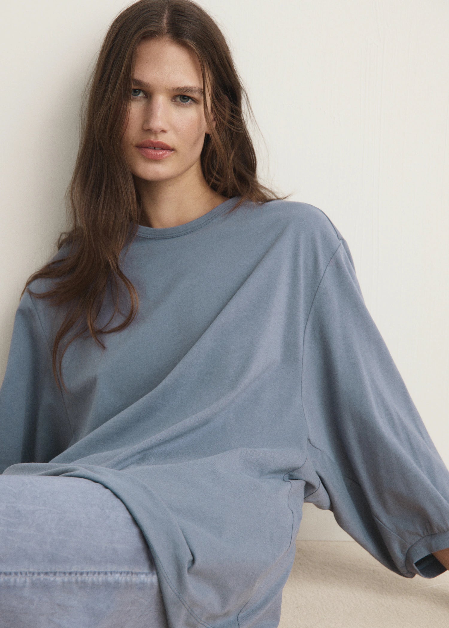Pyjama T Shirt With Puffed Sleeves