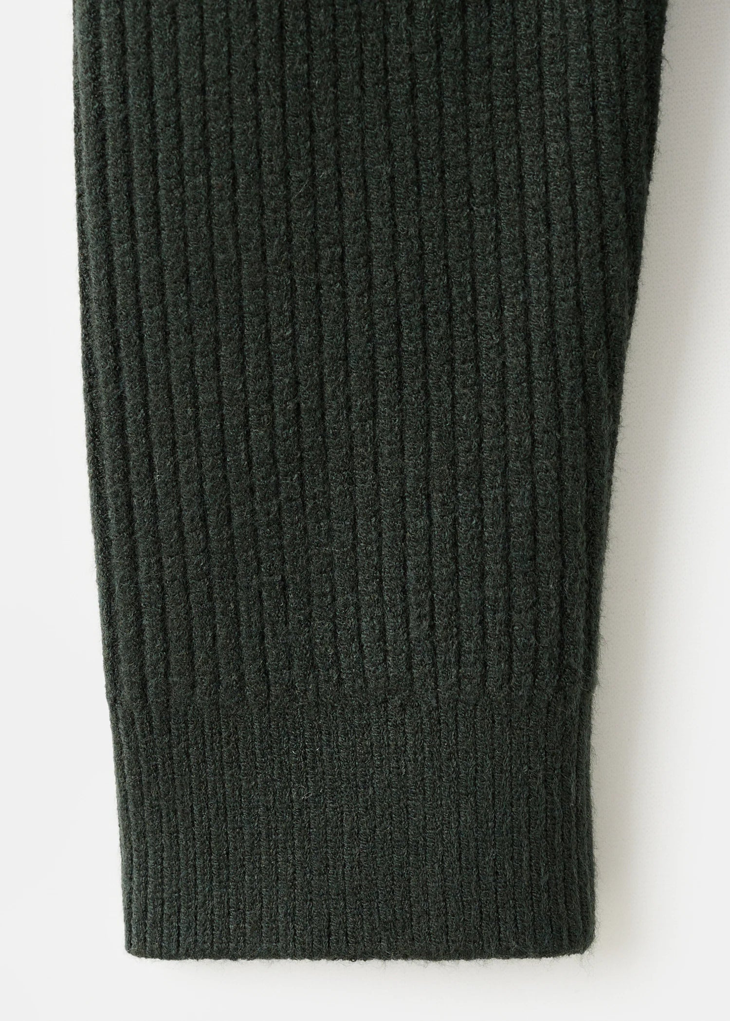 Ribbed Polo Neck Sweater With Buttons