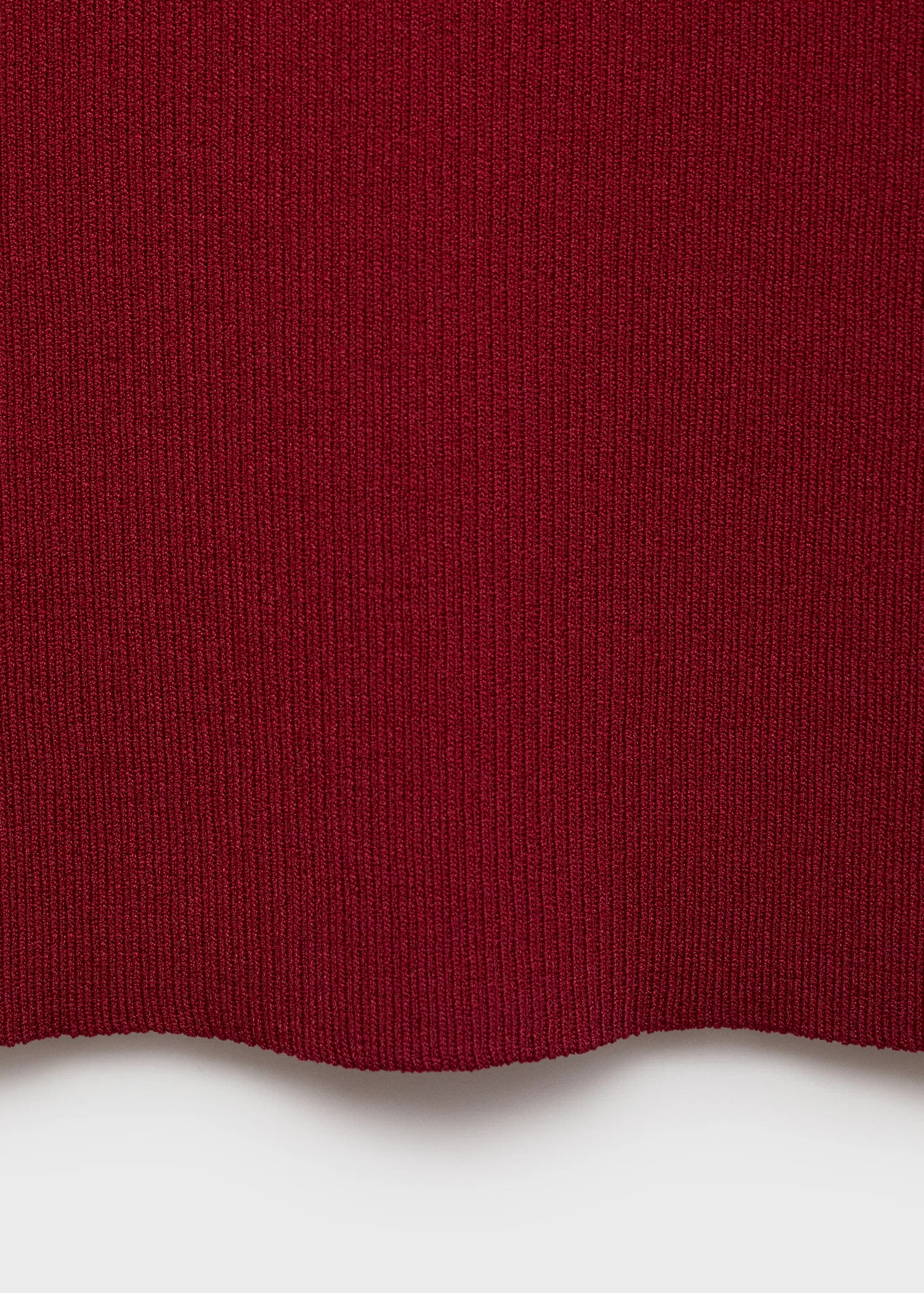 Ribbed Knit Short Sleeved Sweater