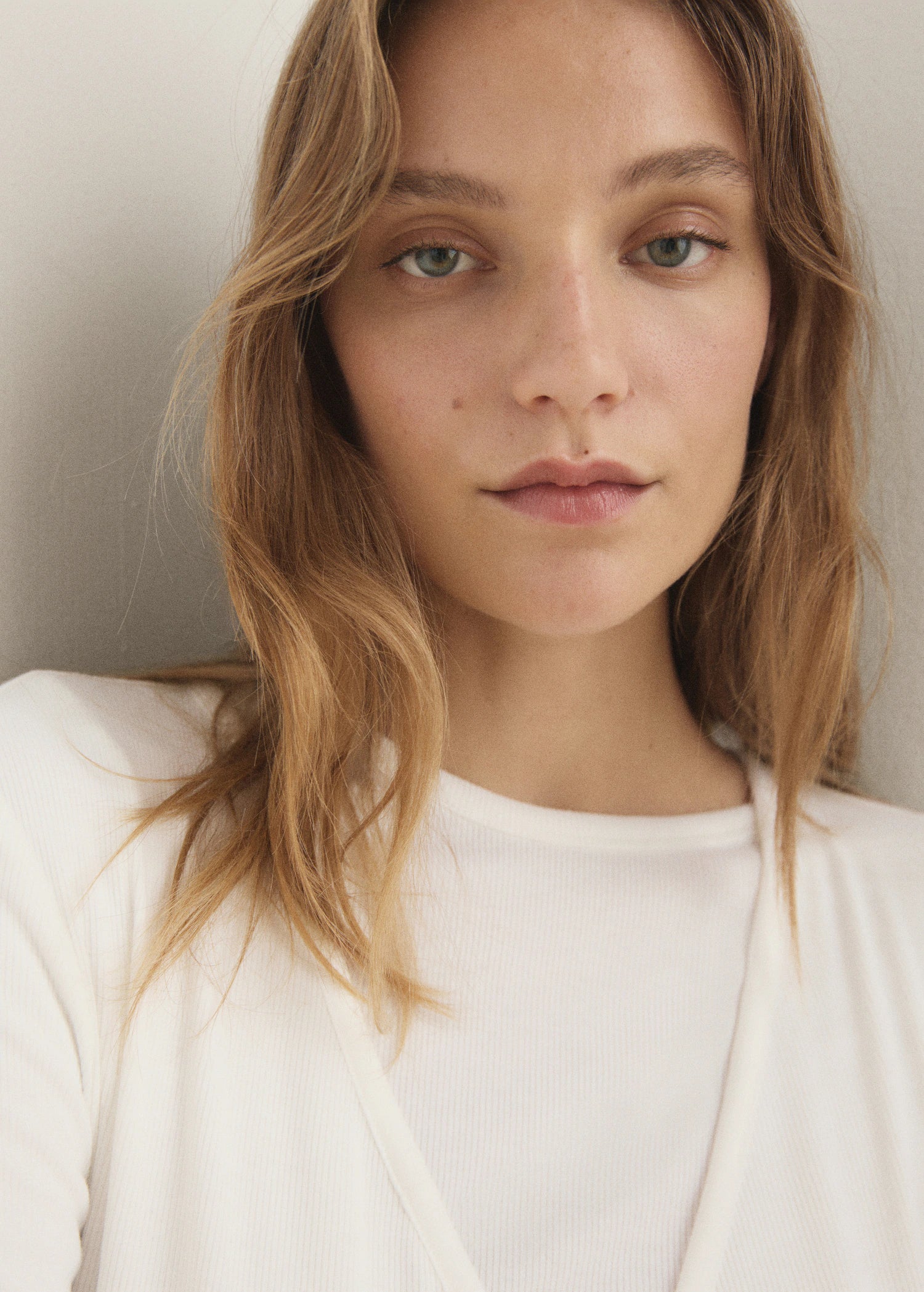 Rib Knit Cardigan With Tie