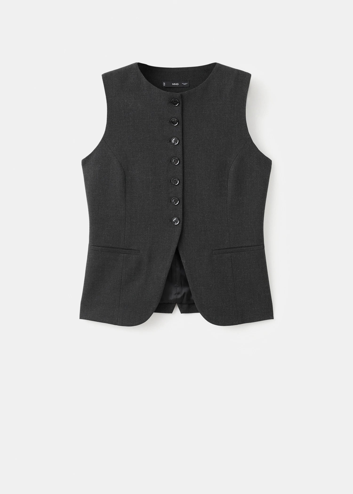 Round Neck Suit Waistcoat