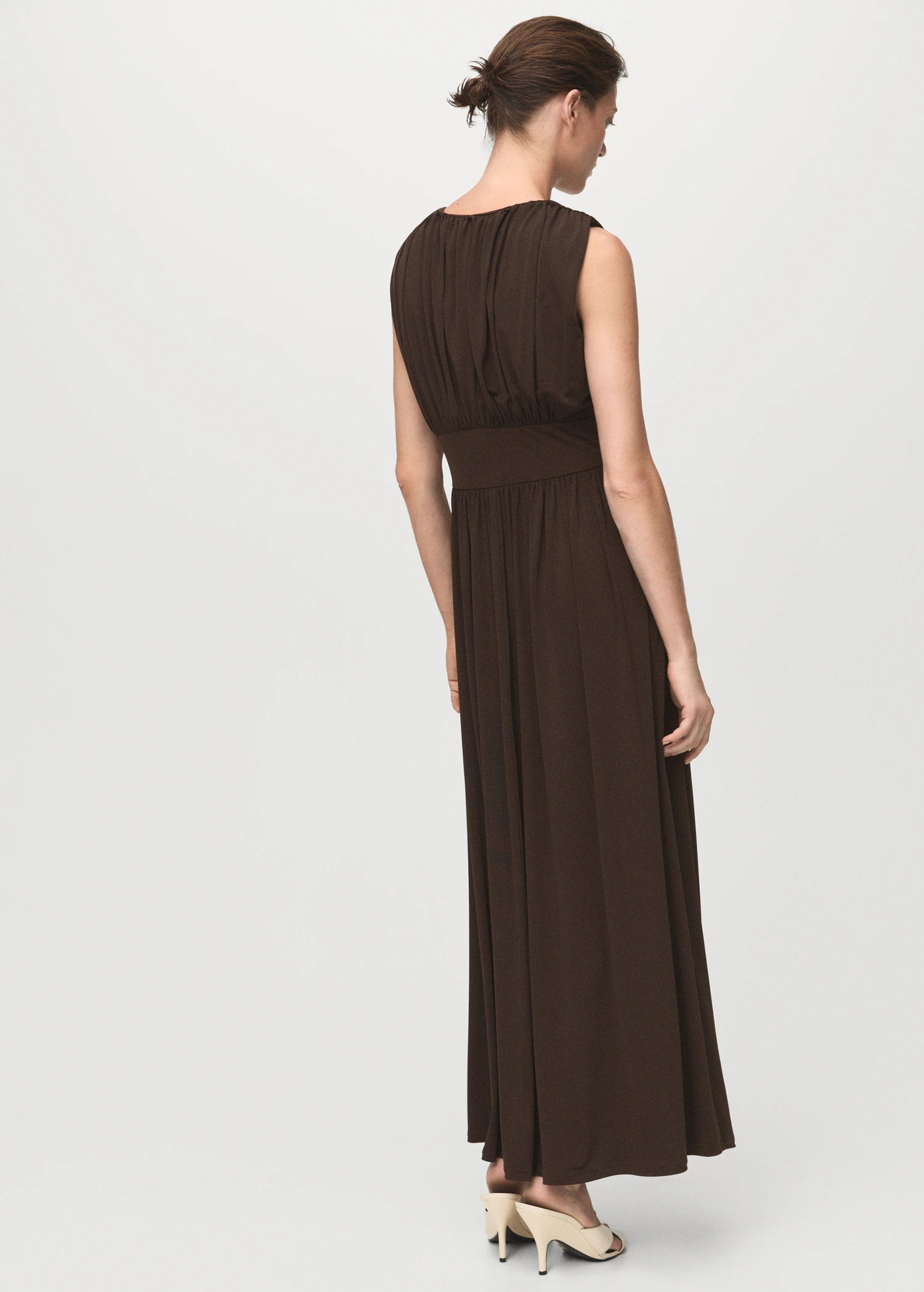 Ruched Long Dress