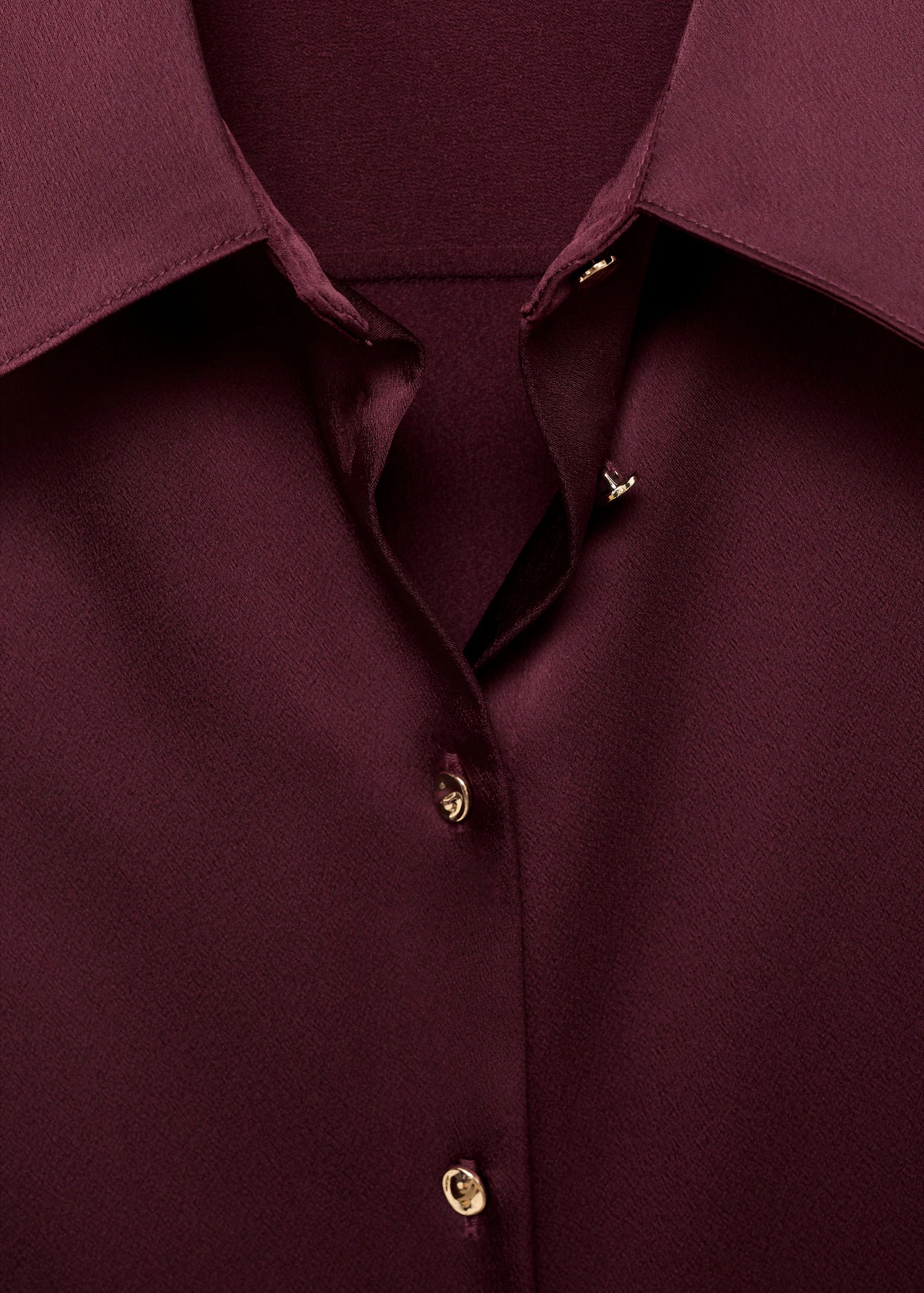 Satin Finish Flowy Shirt