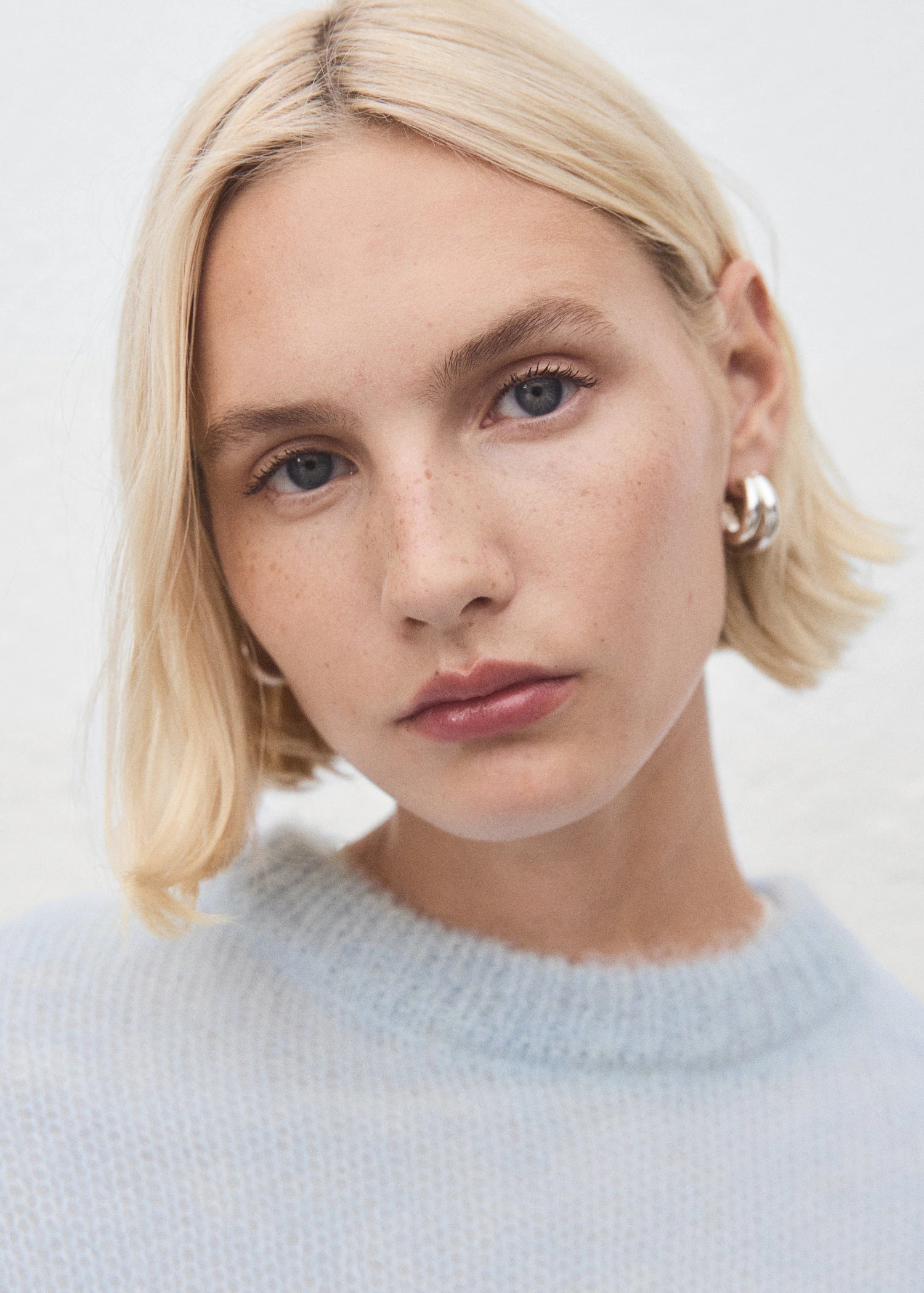 Semi Transparent Alpaca Sweater