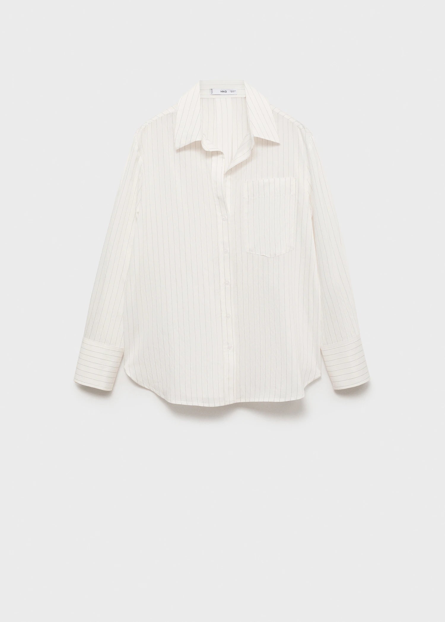 Semi Transparent Striped Shirt
