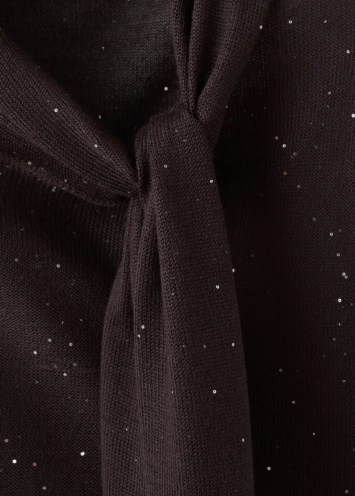 Shiny Top With Foulard