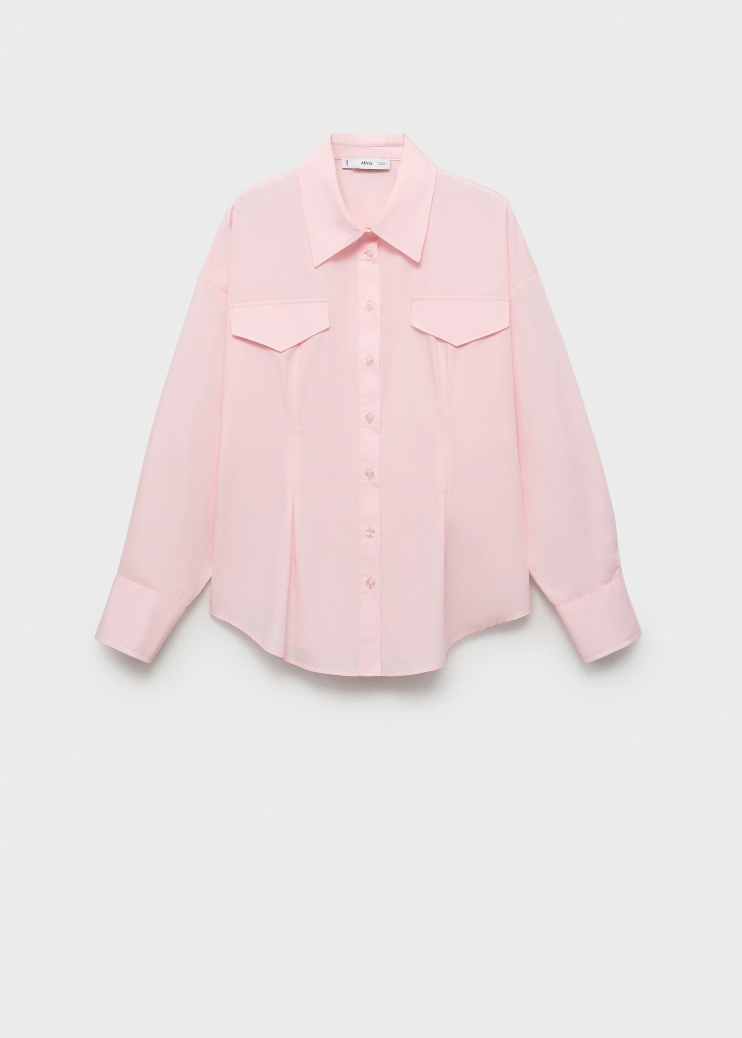 Shirt With Pleats And Pockets