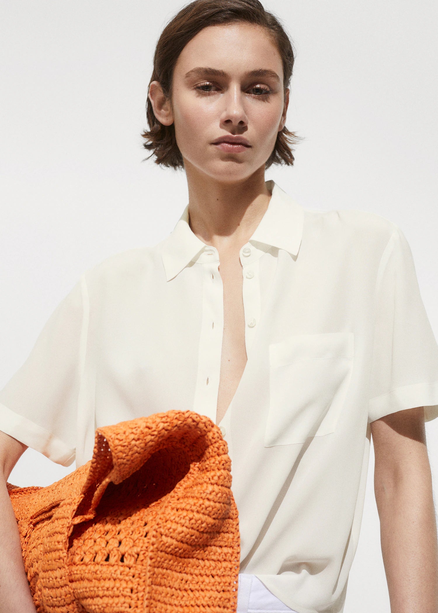 Short Sleeve Fluid Shirt