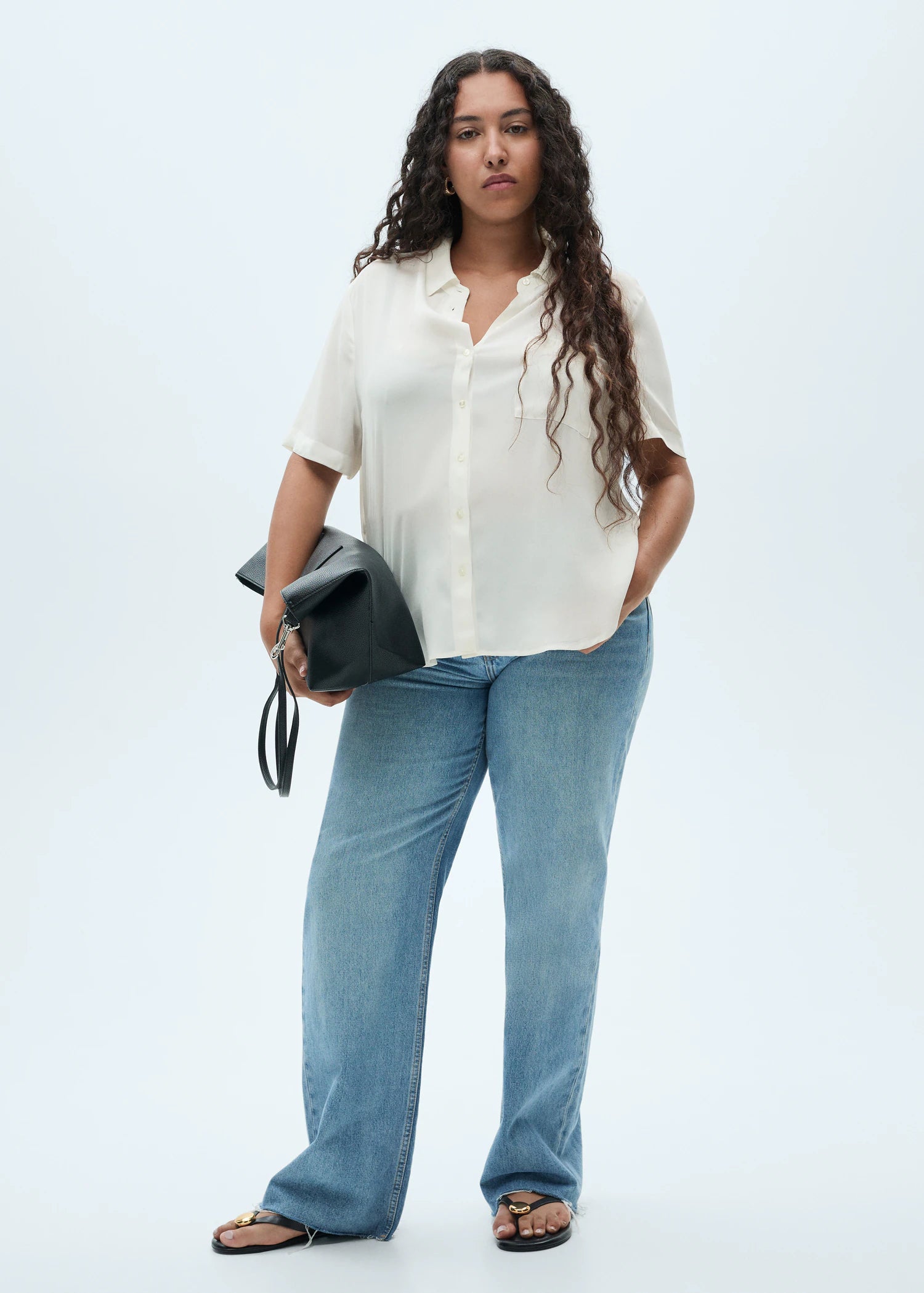 Short Sleeve Fluid Shirt