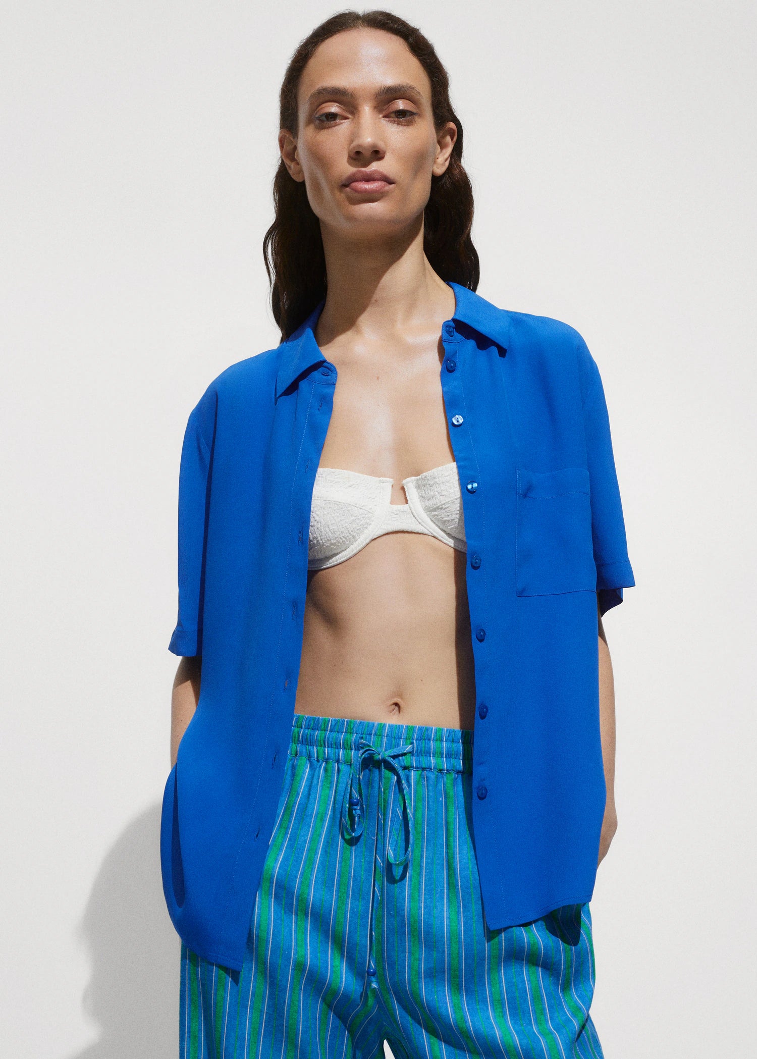 Short Sleeve Fluid Shirt