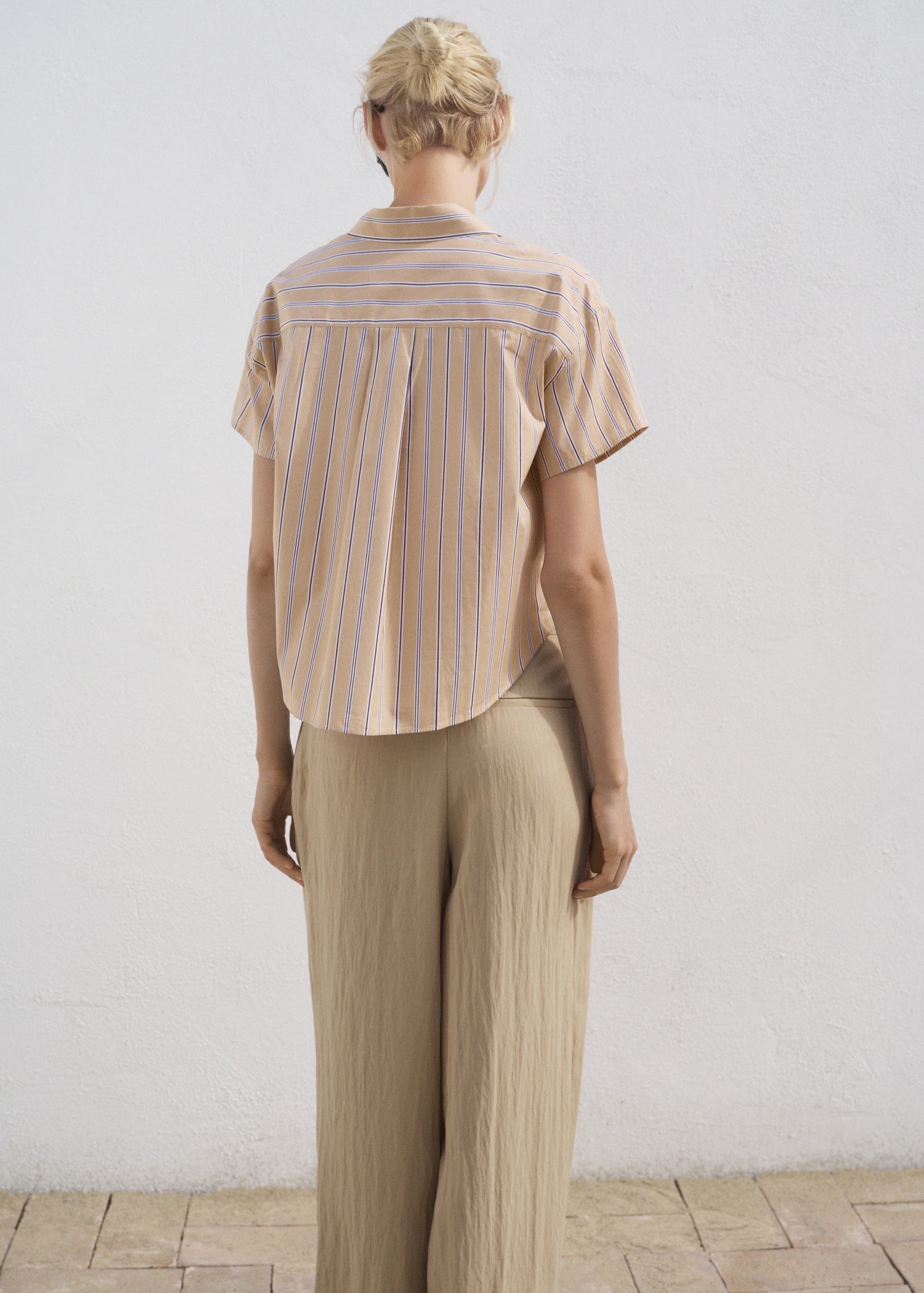 Short Sleeve Striped Shirt