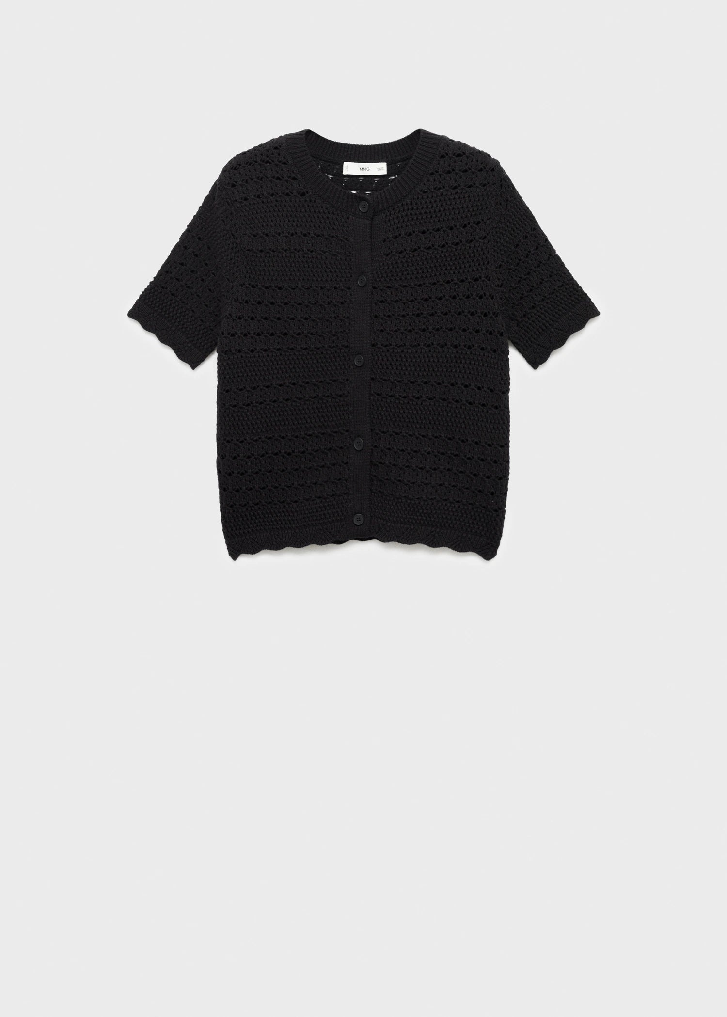 Short Sleeved Crochet Cardigan