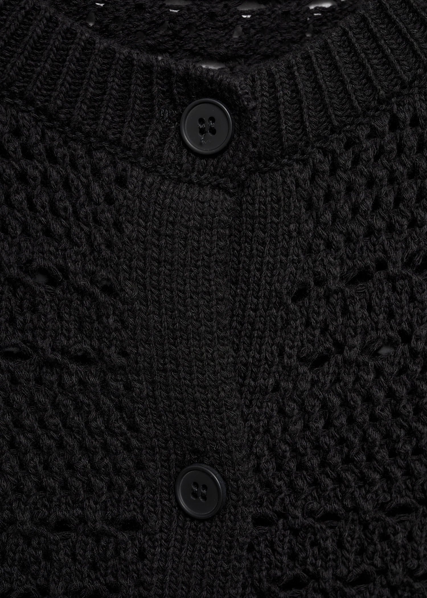 Short Sleeved Crochet Cardigan