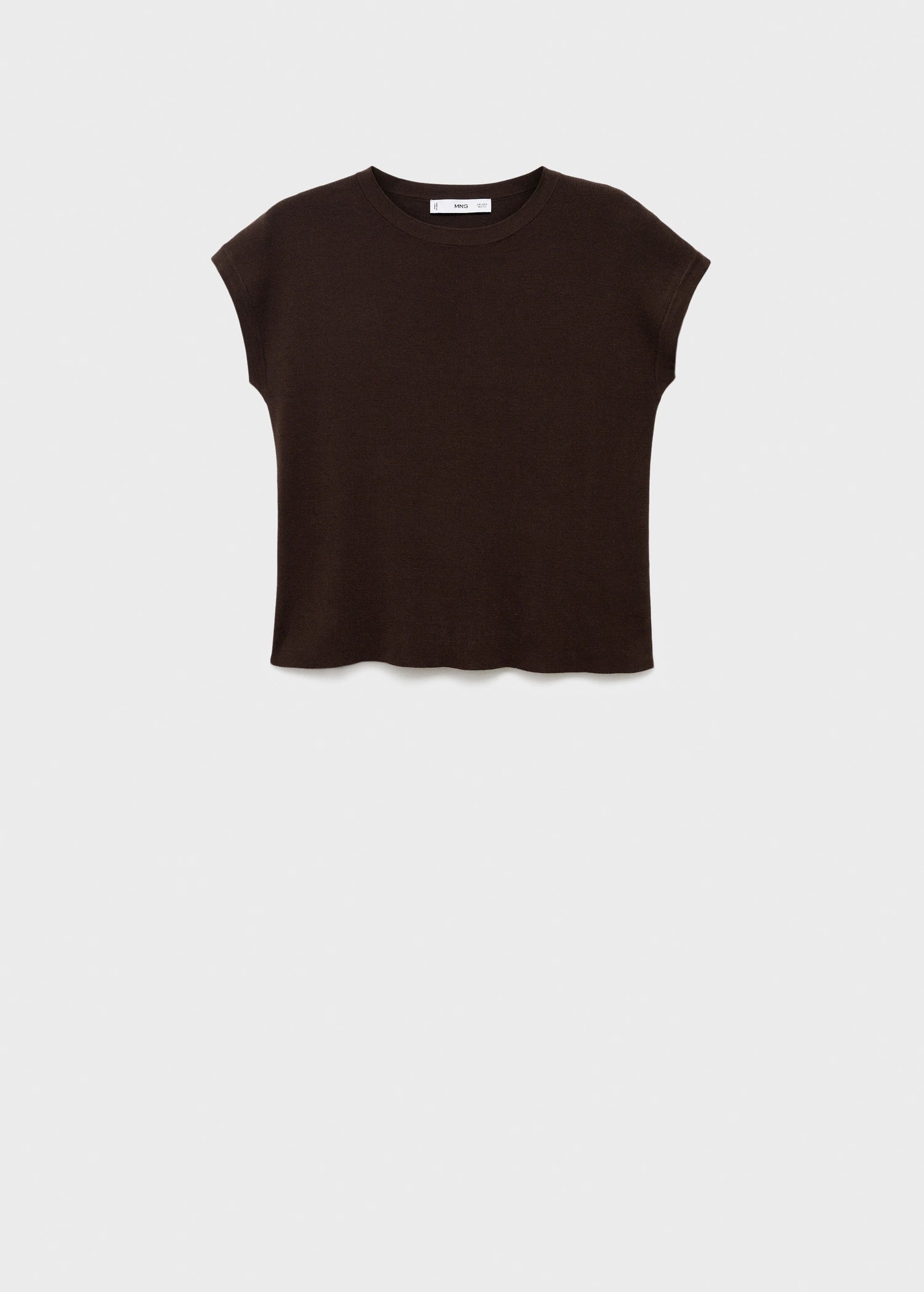 Short Sleeved Knitted Cotton Sweater