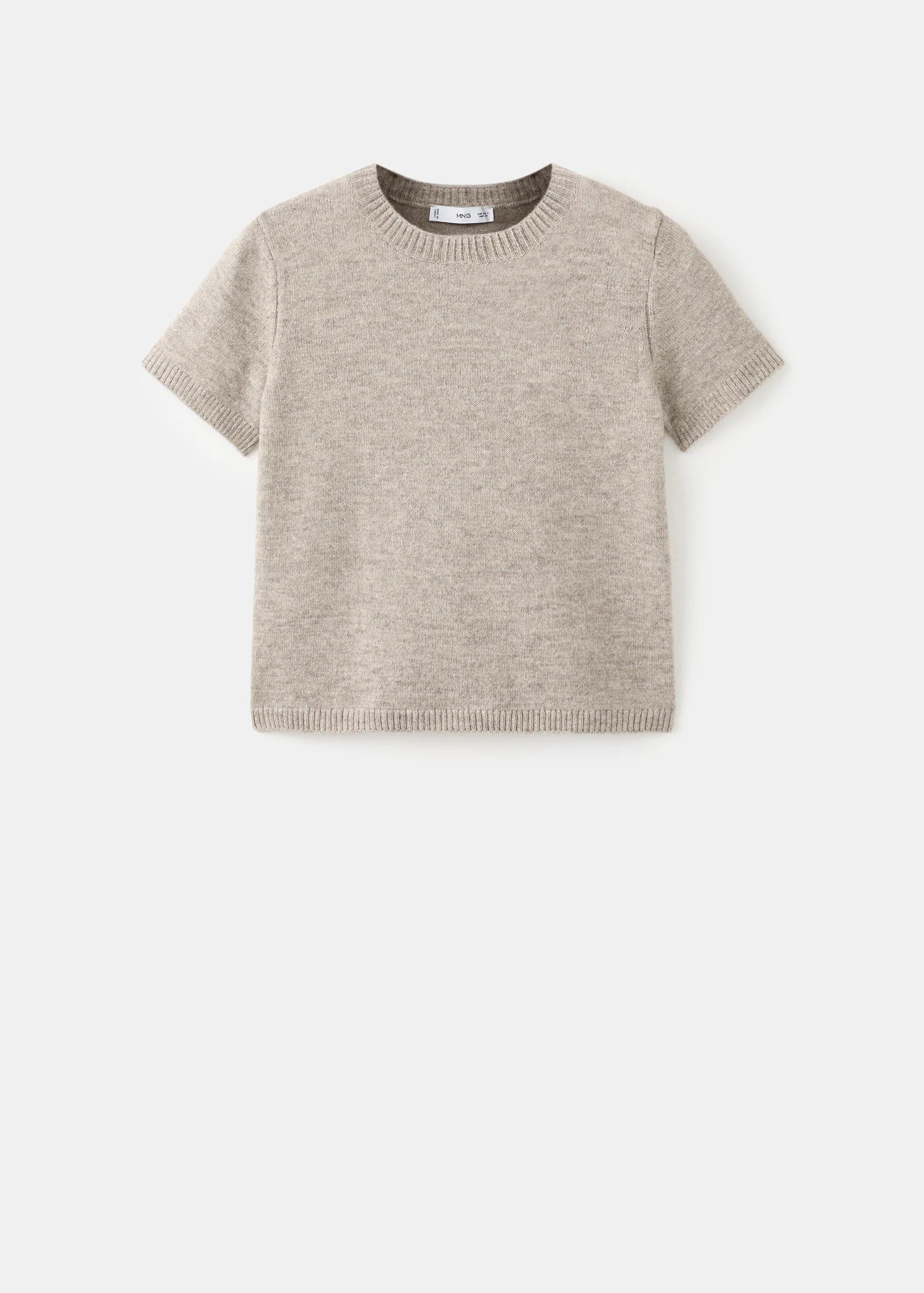 Short Sleeved Knitted Sweater