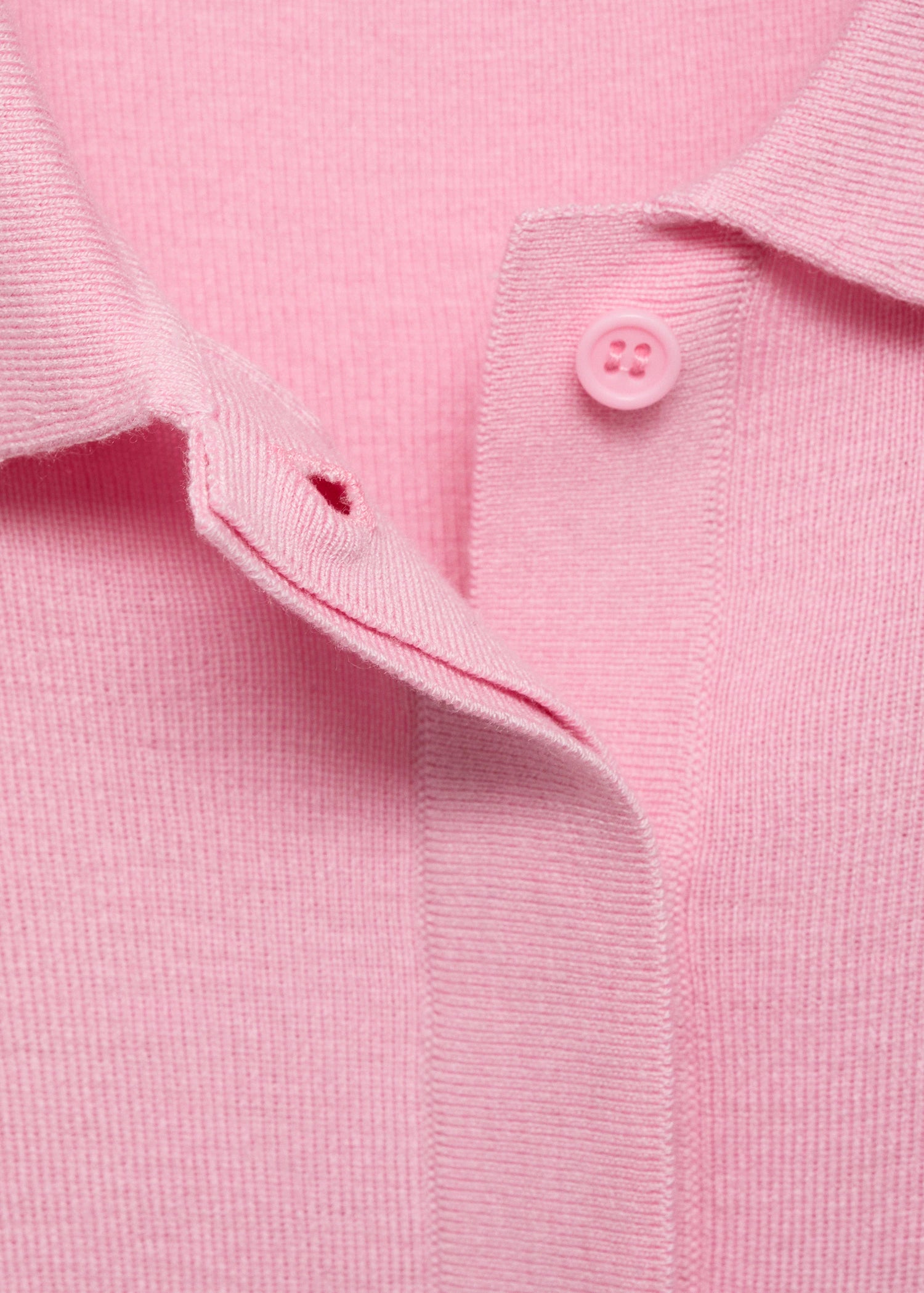 Short Sleeved Polo Neck Sweater