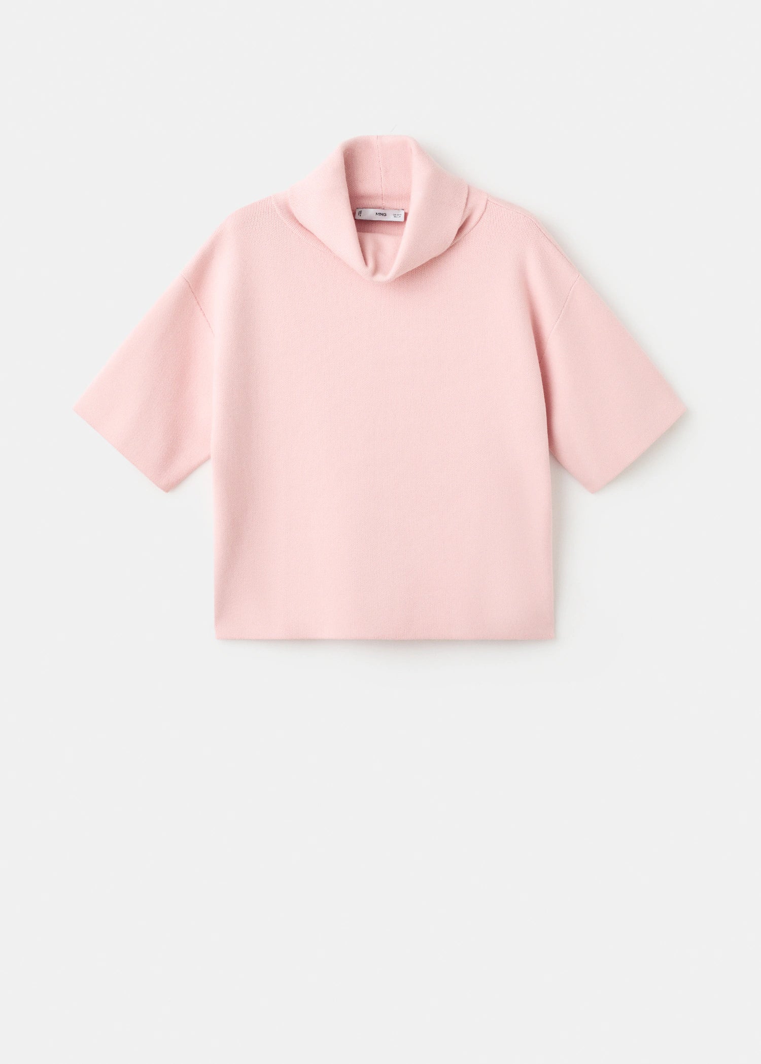 Short Sleeved Turtleneck Sweater