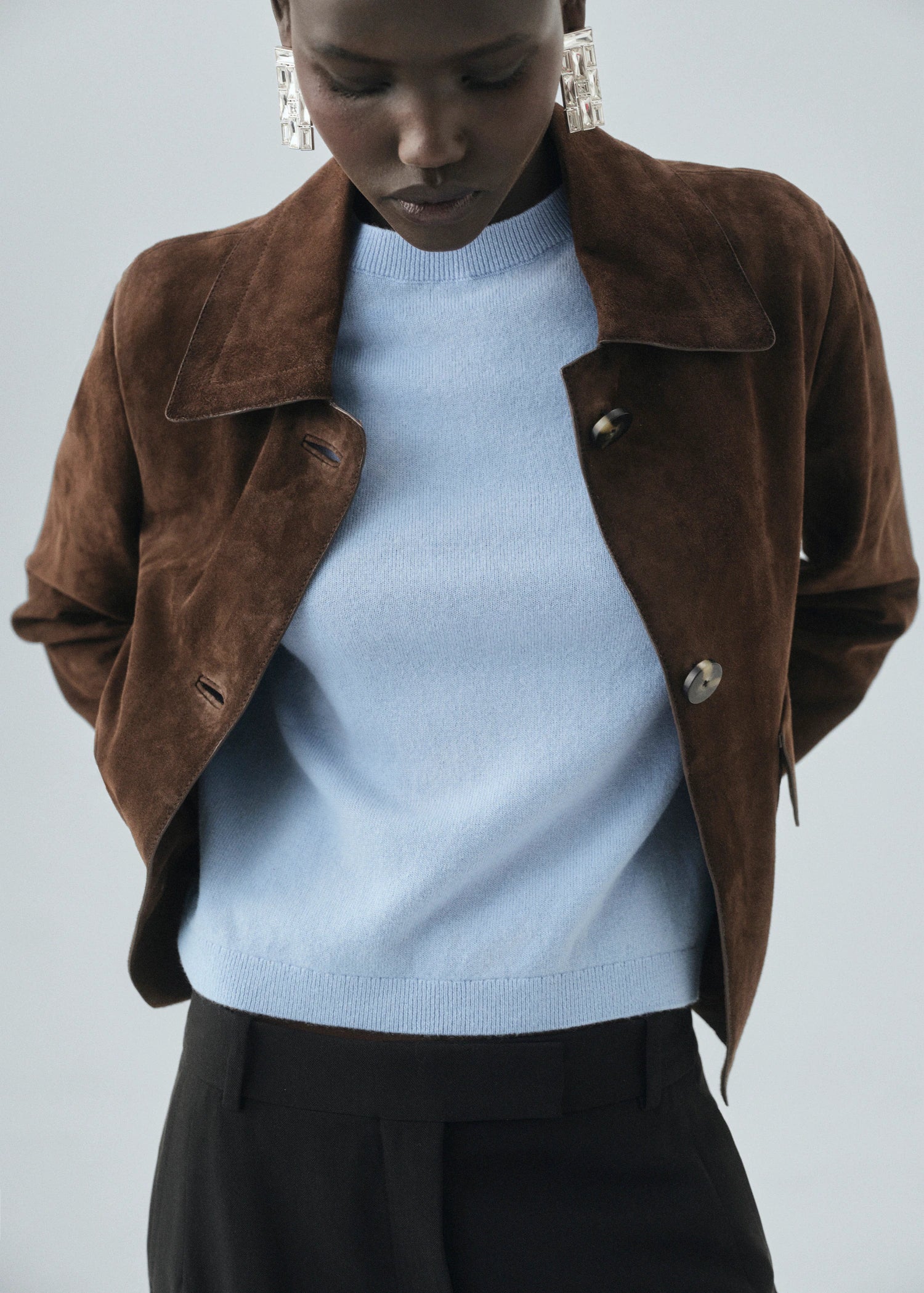 Short Sleeved Wool Sweater