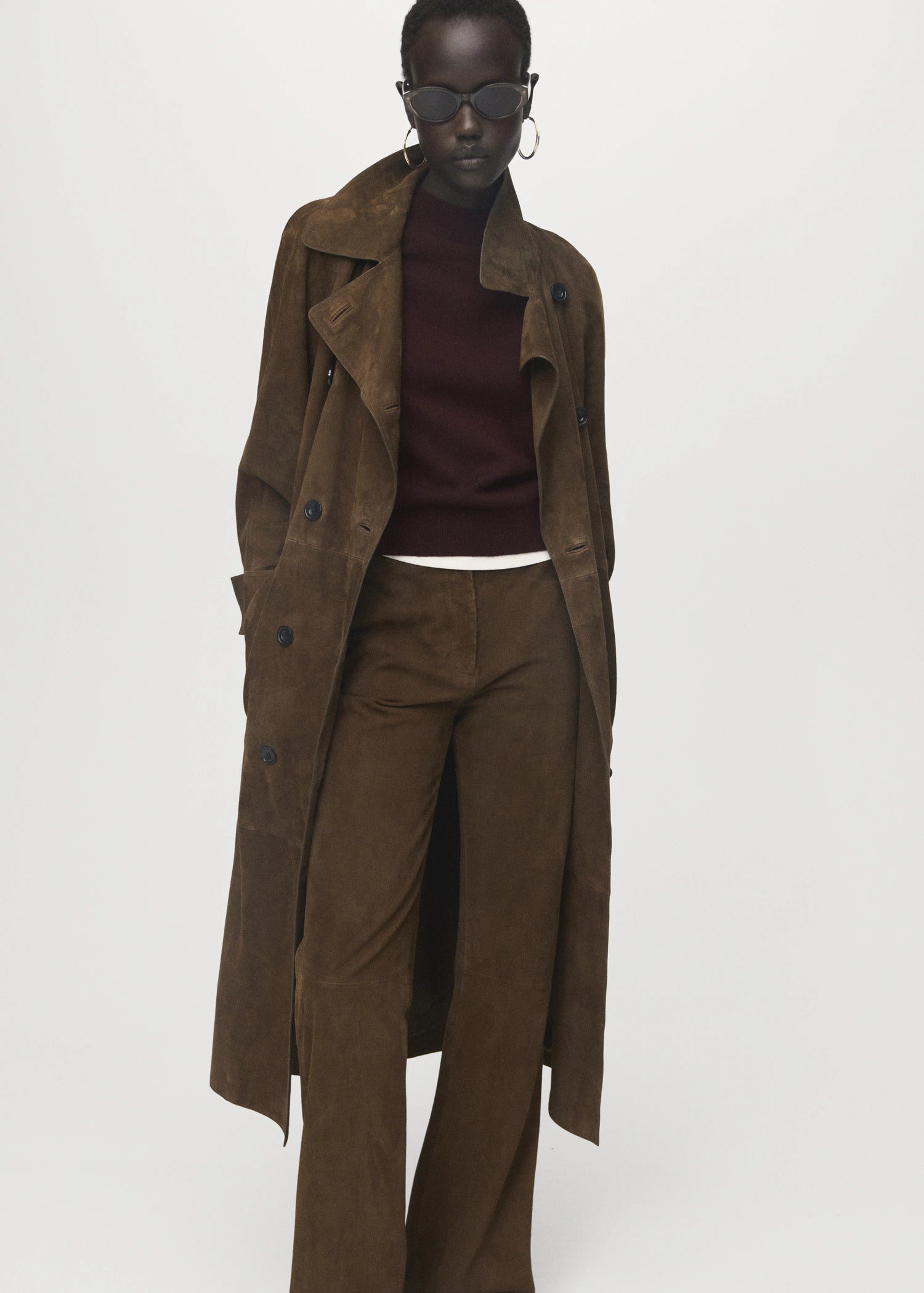 Short Sleeved Wool Blend Sweater