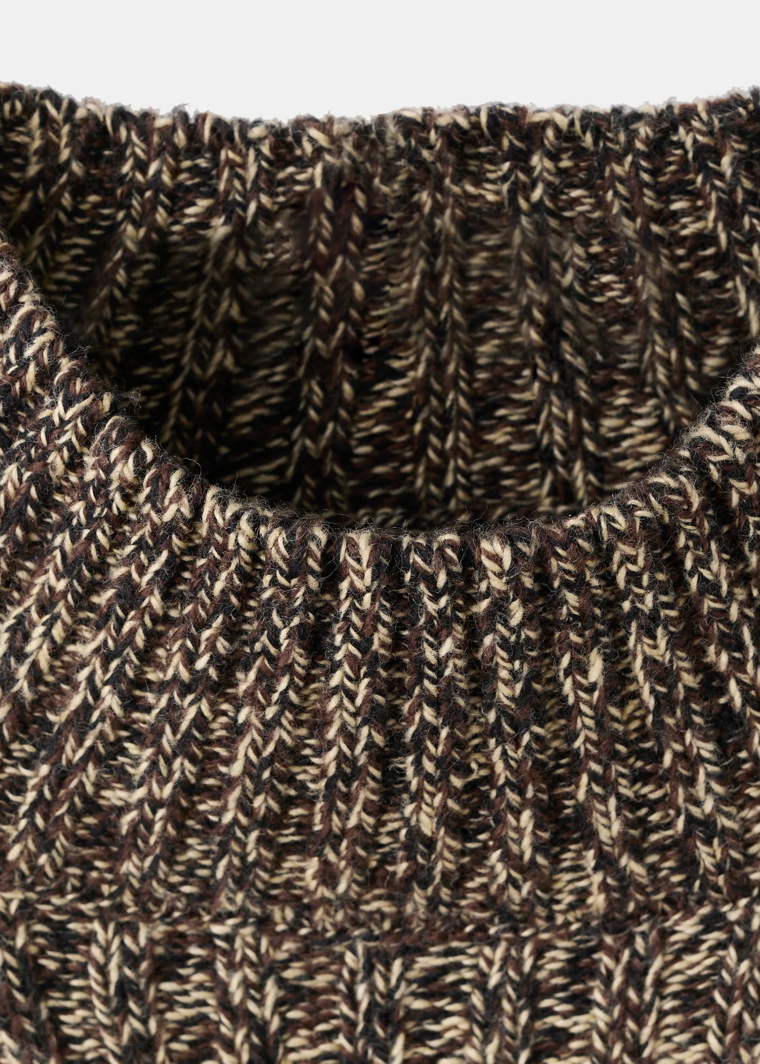 Speckled Perkins Neck Sweater