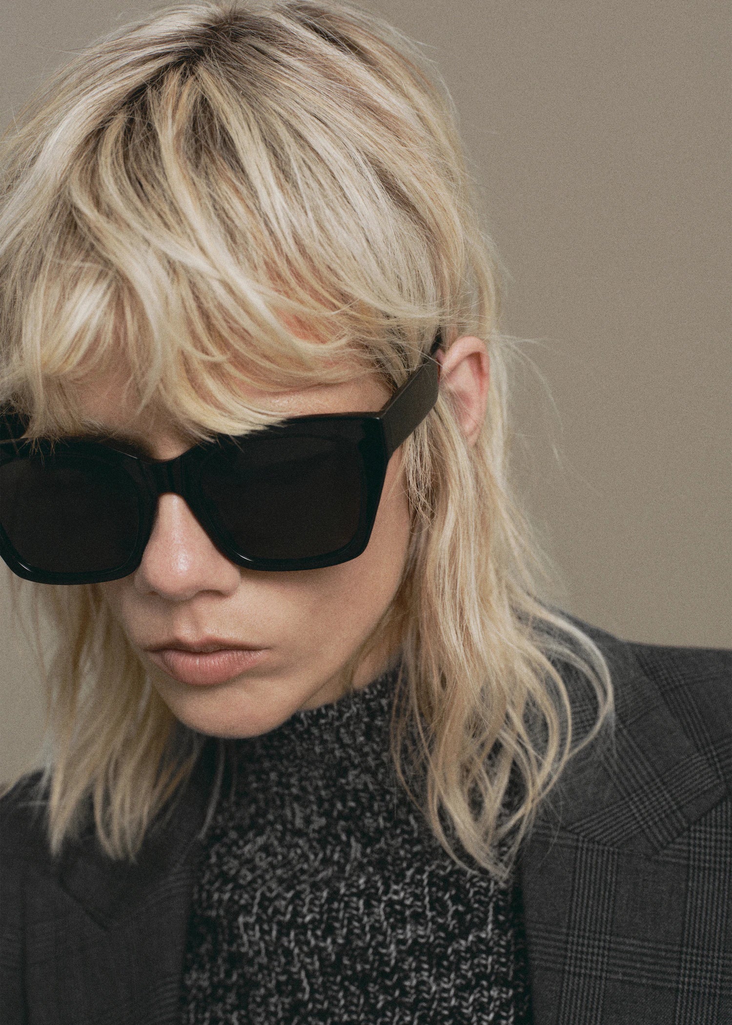 Speckled Perkins Neck Sweater