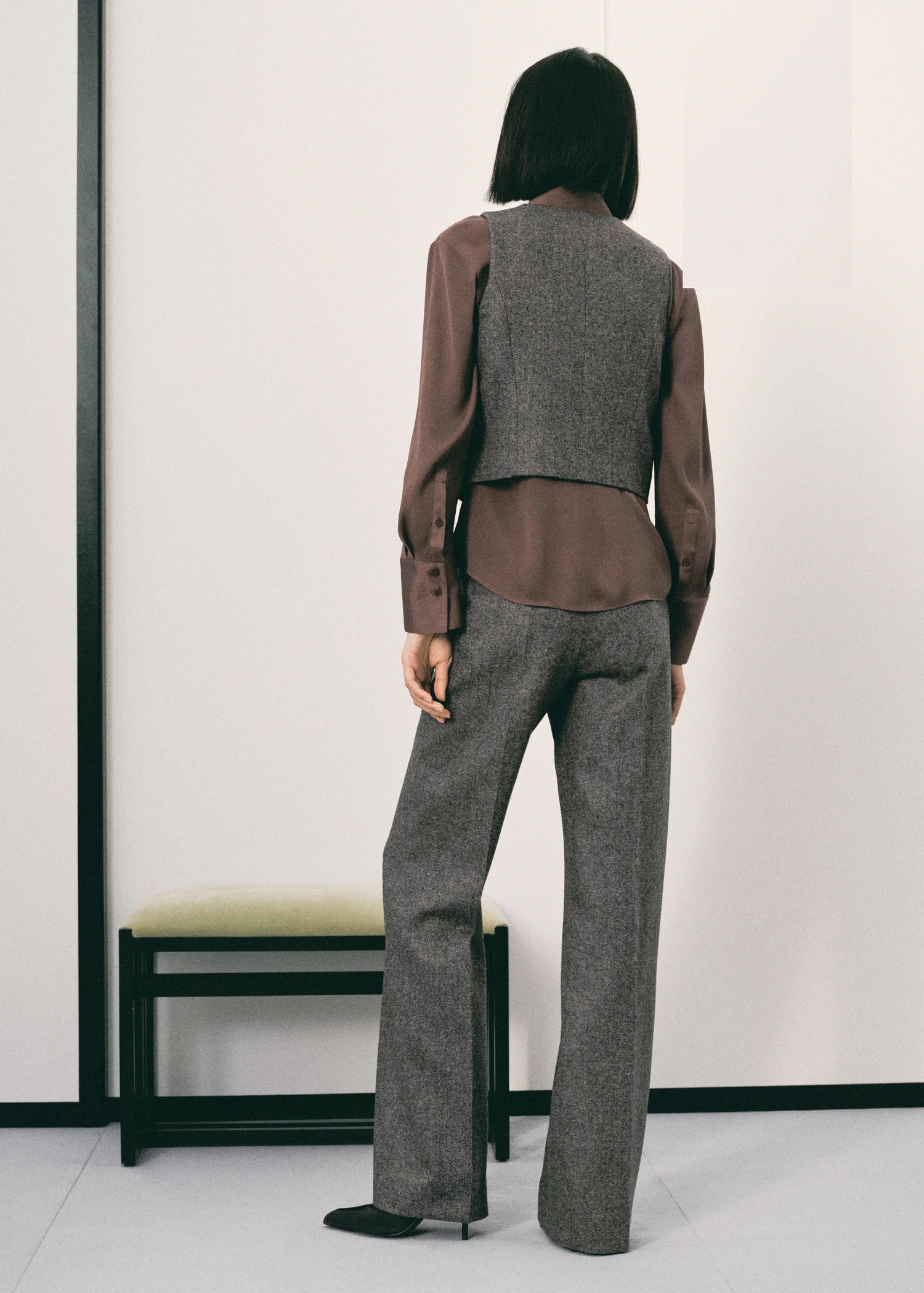 Speckled Wool Waistcoat