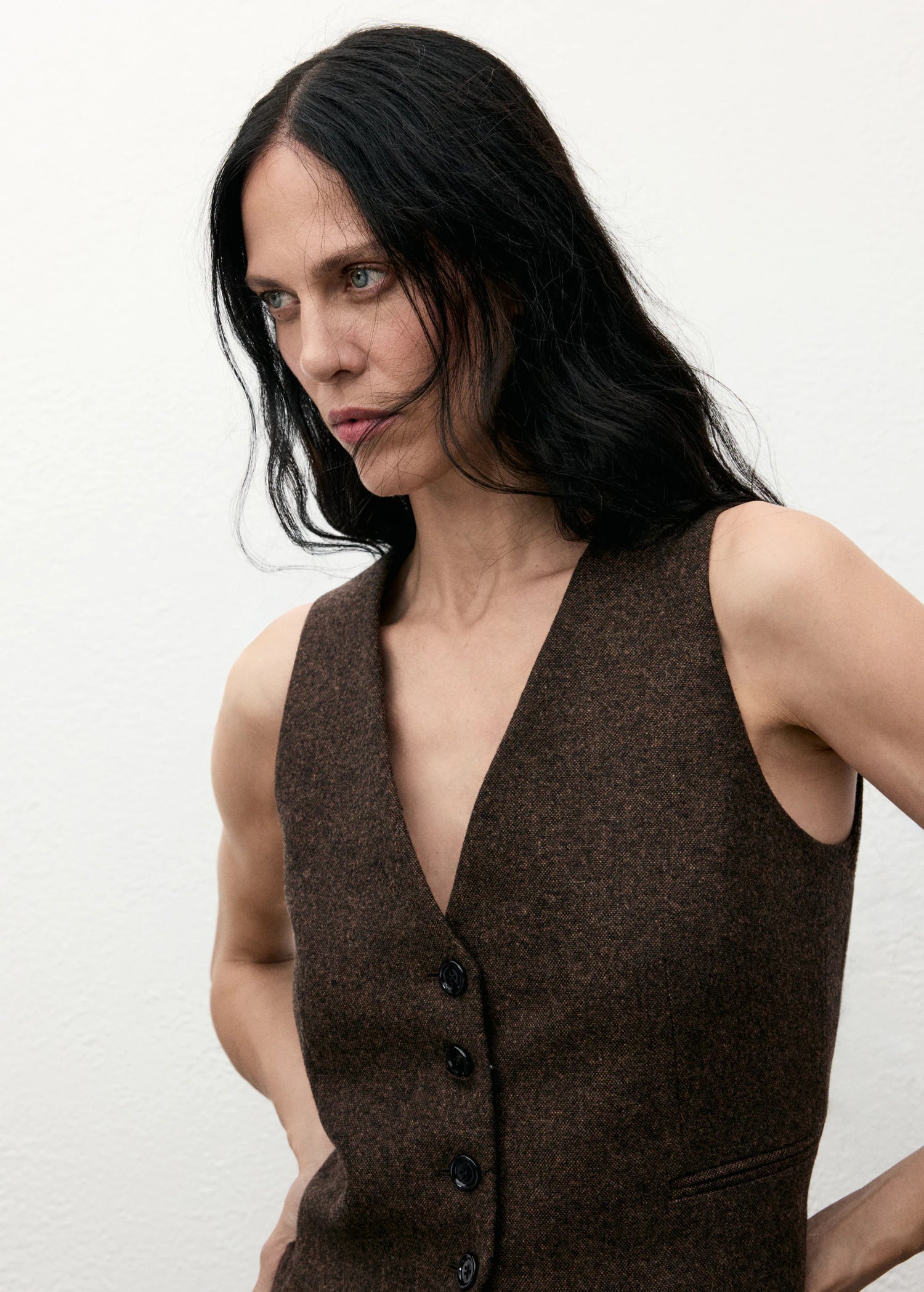 Speckled Wool Waistcoat