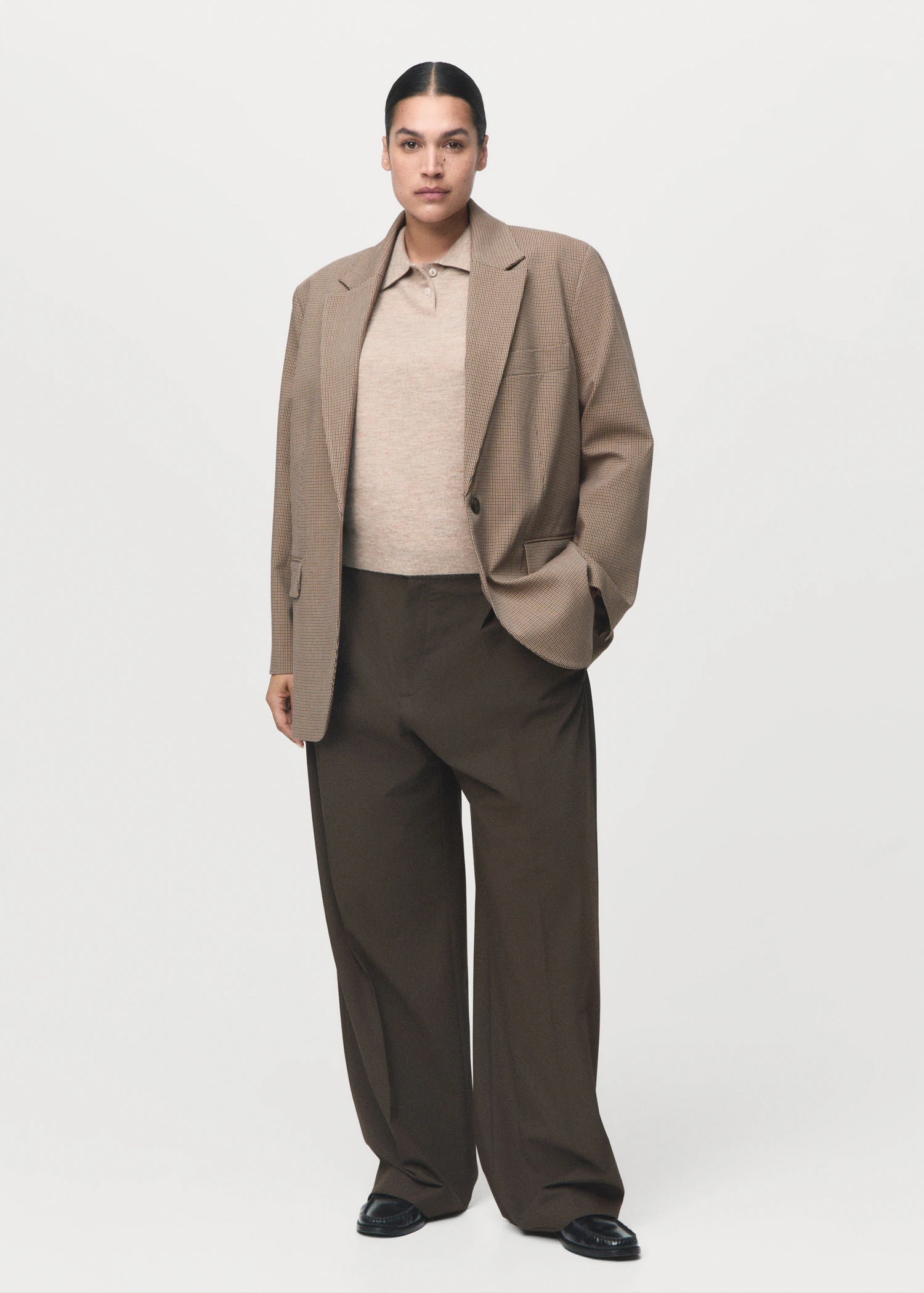 Straight Jacket With Flap Pockets