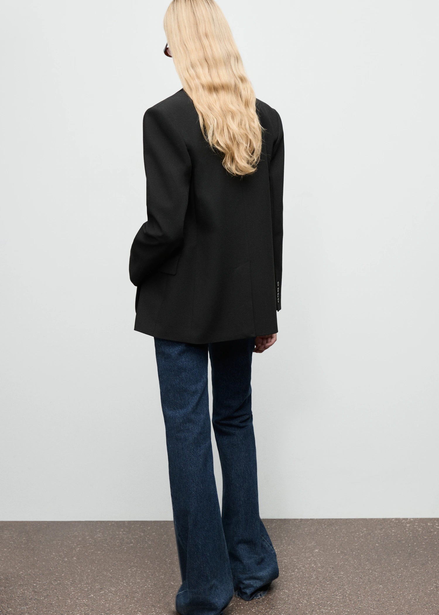 Straight Jacket With Flap Pockets