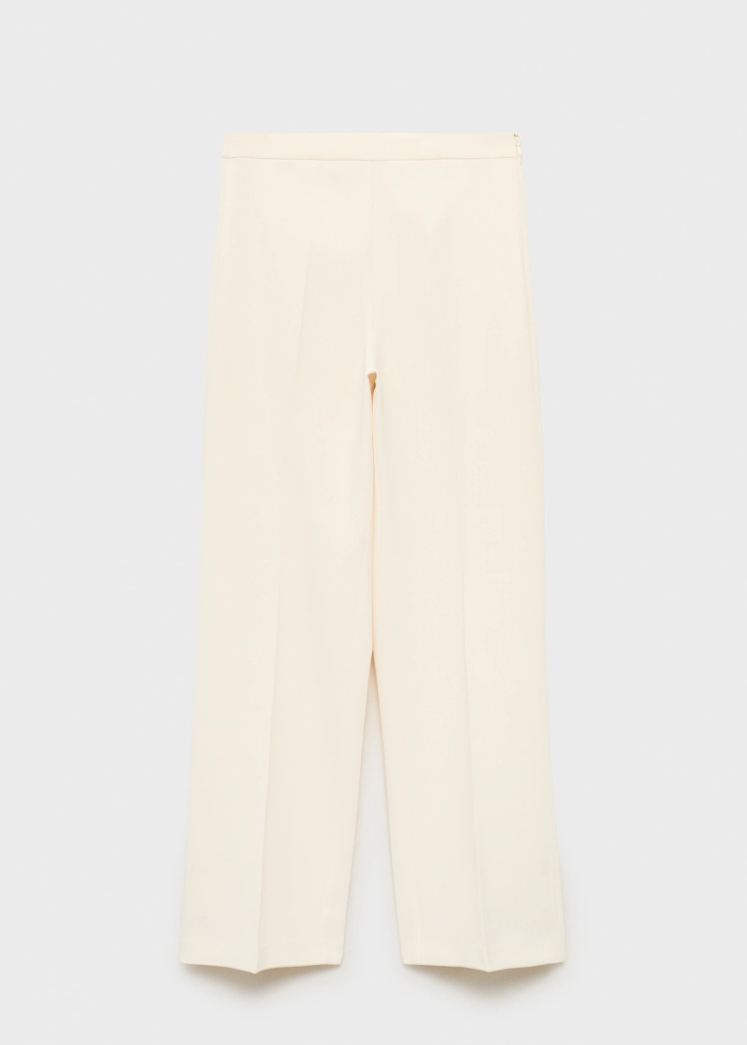 Straight Mid Rise Suit Trousers