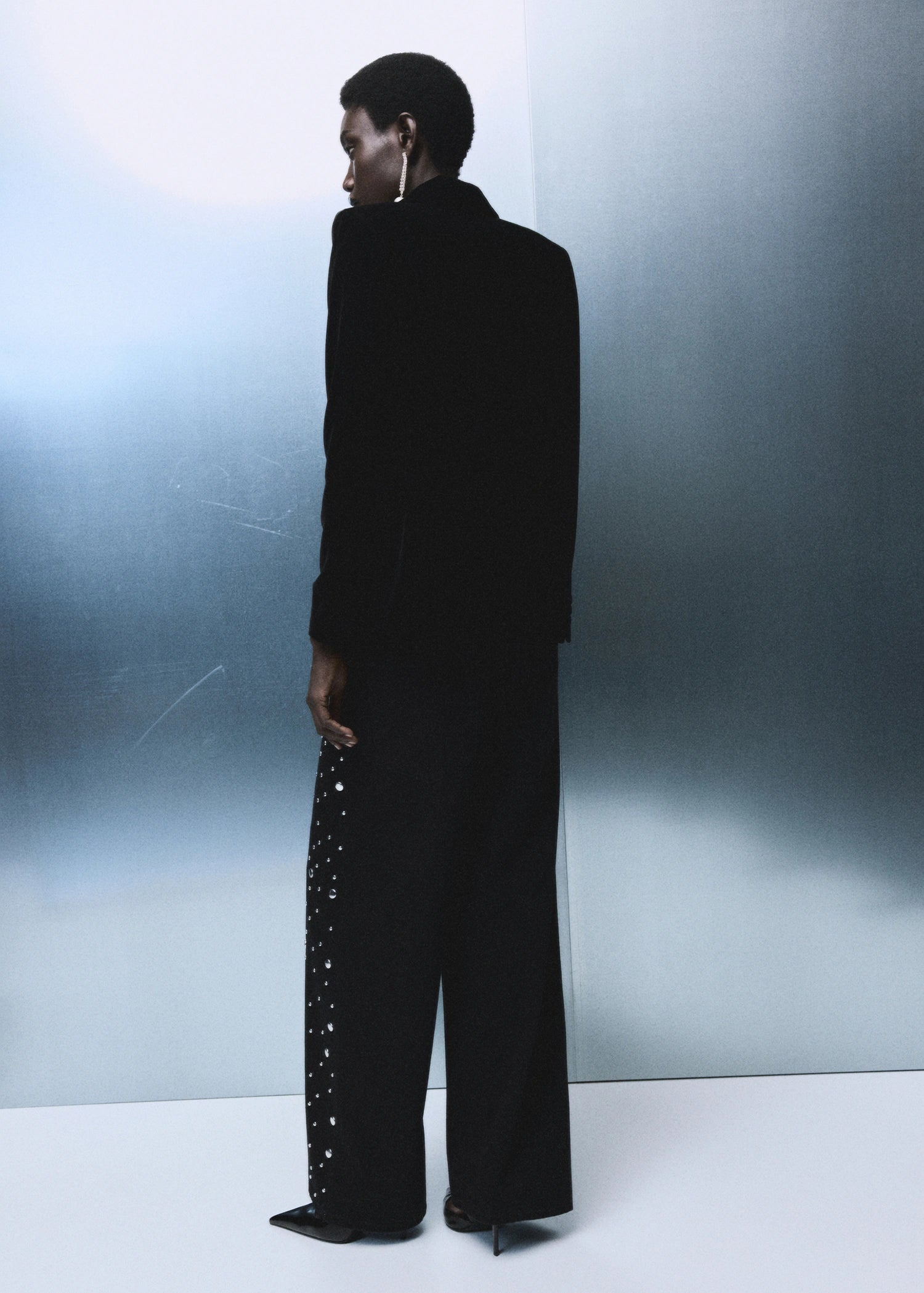 Straight Fit Jeans With Studs