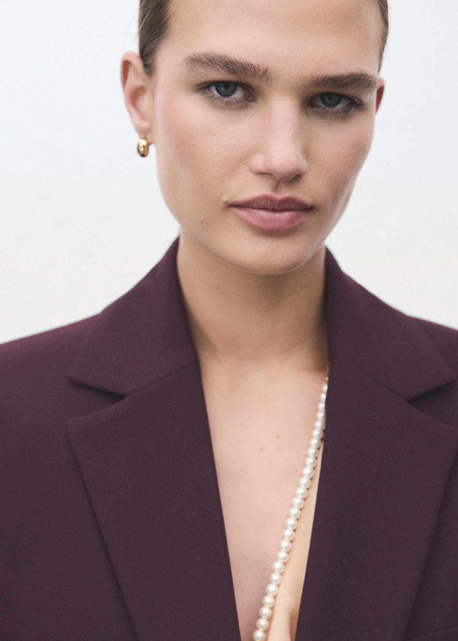 Straight Fit Suit Blazer