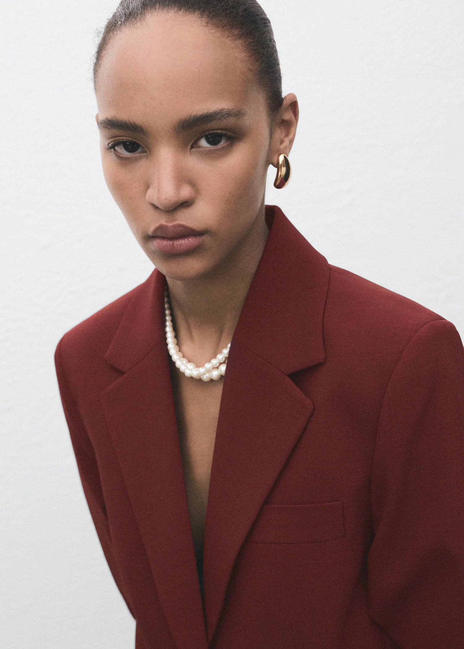 Straight Fit Suit Blazer