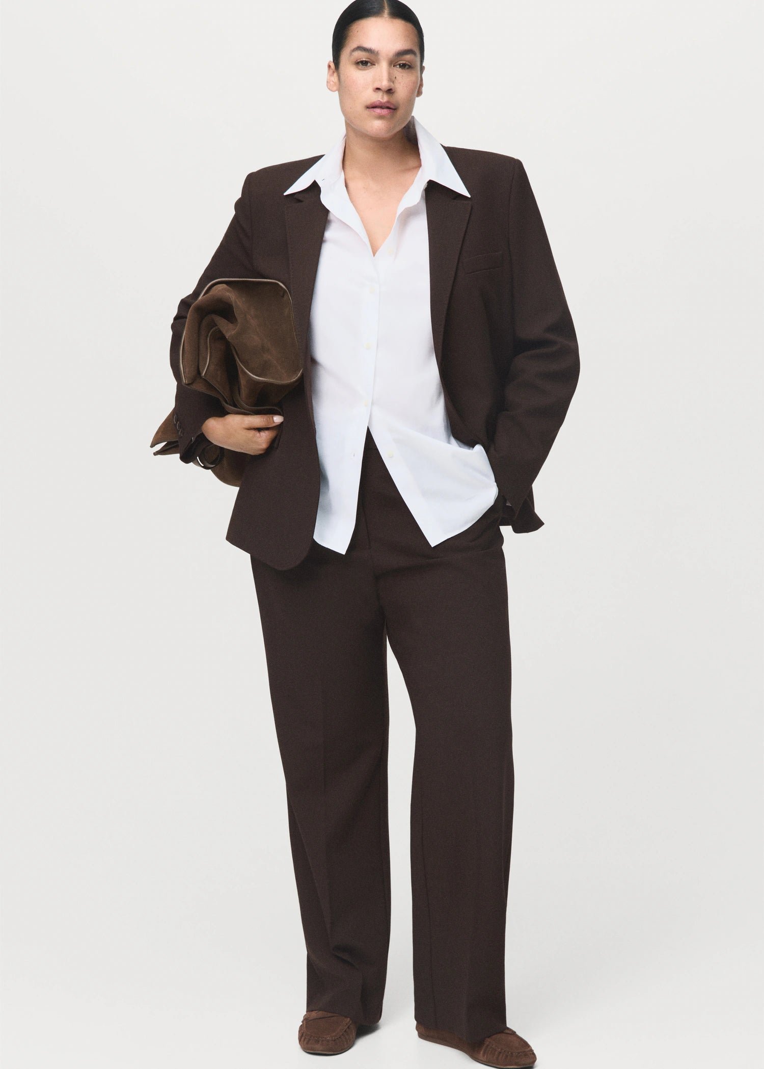 Straight Fit Suit Blazer