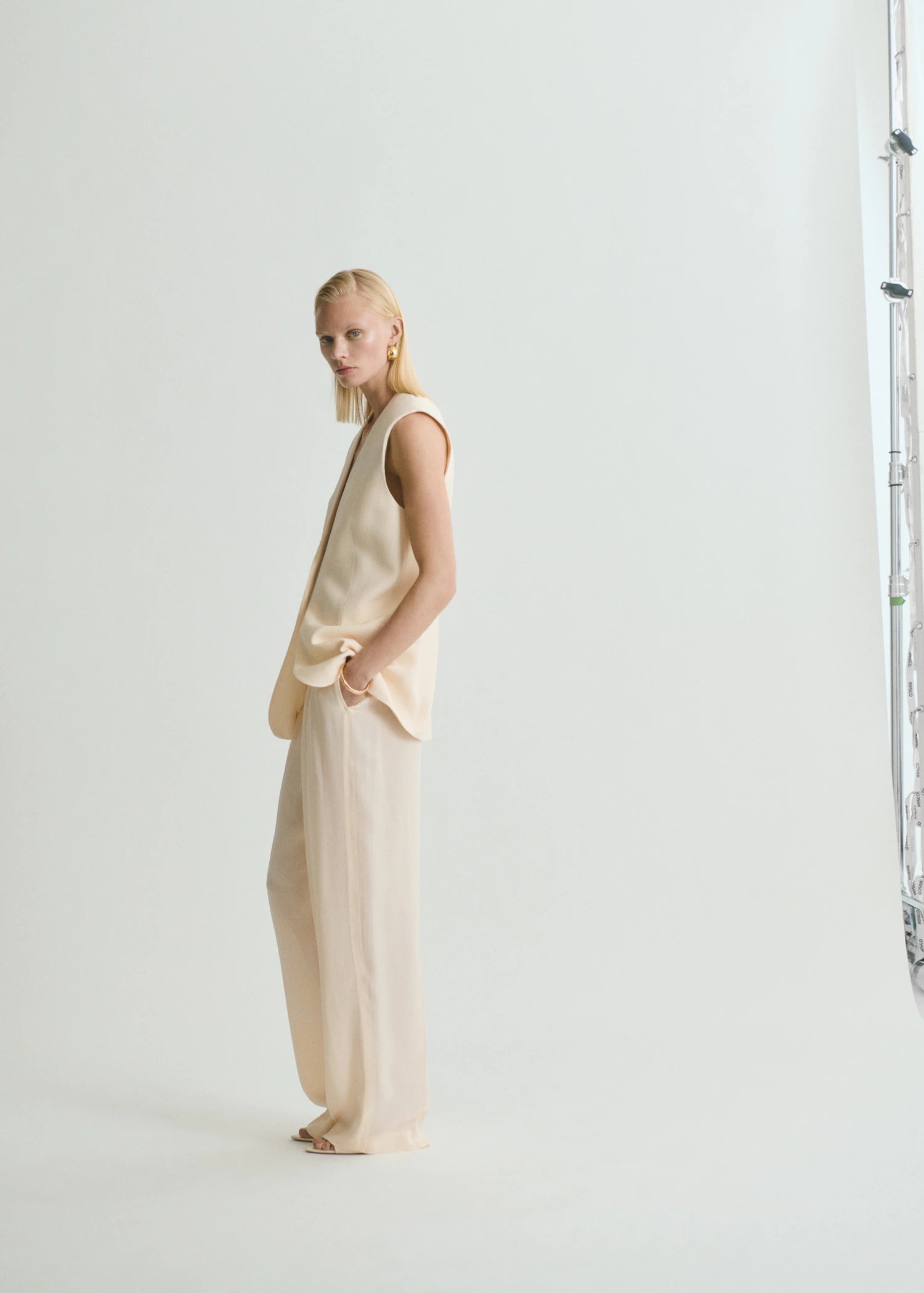 Straight Fit Suit Trousers