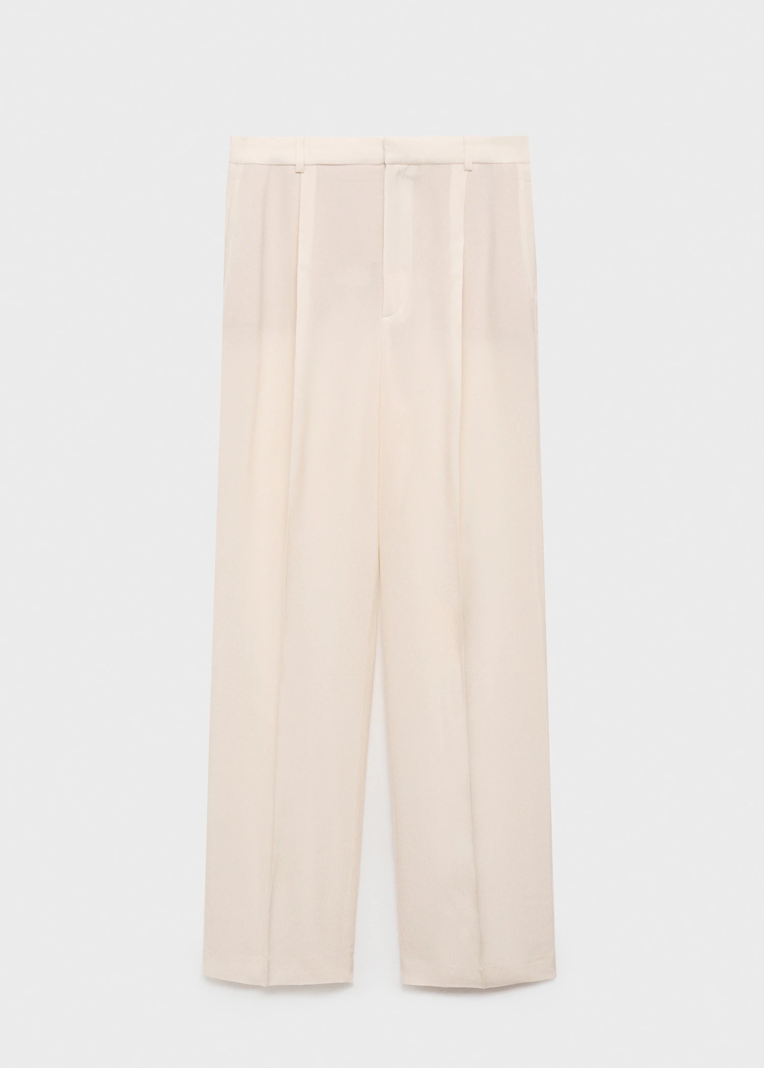 Straight Fit Suit Trousers