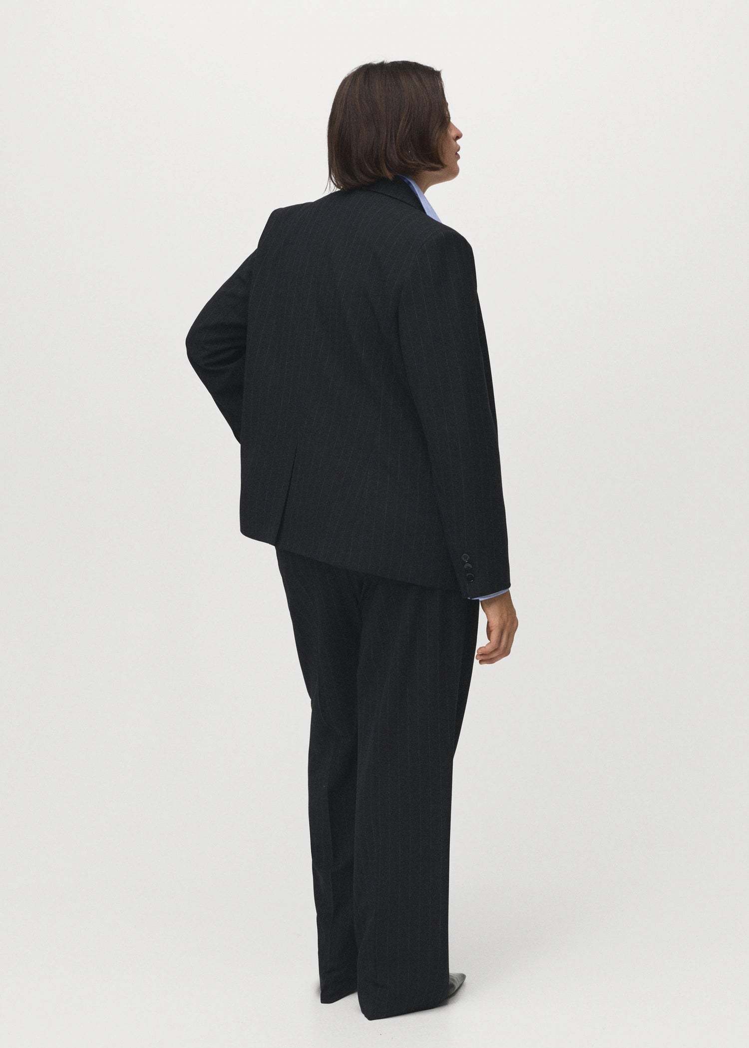 Straight Fit Suit Trousers