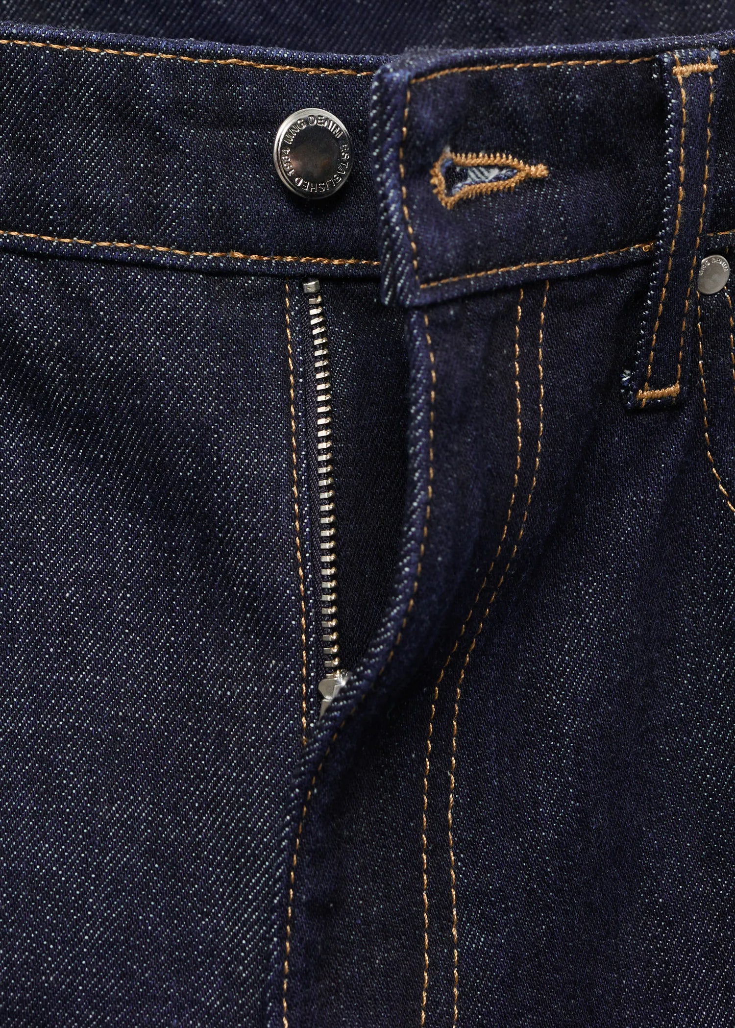 Straight Leg Jeans With Openings