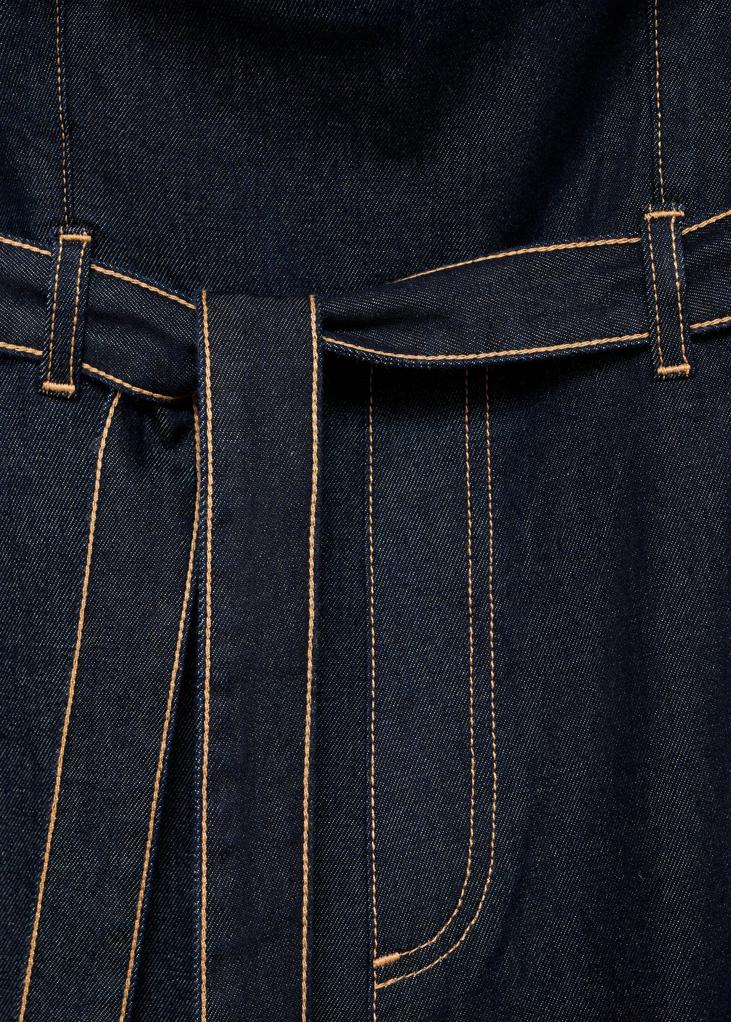 Strapless Denim Jumpsuit