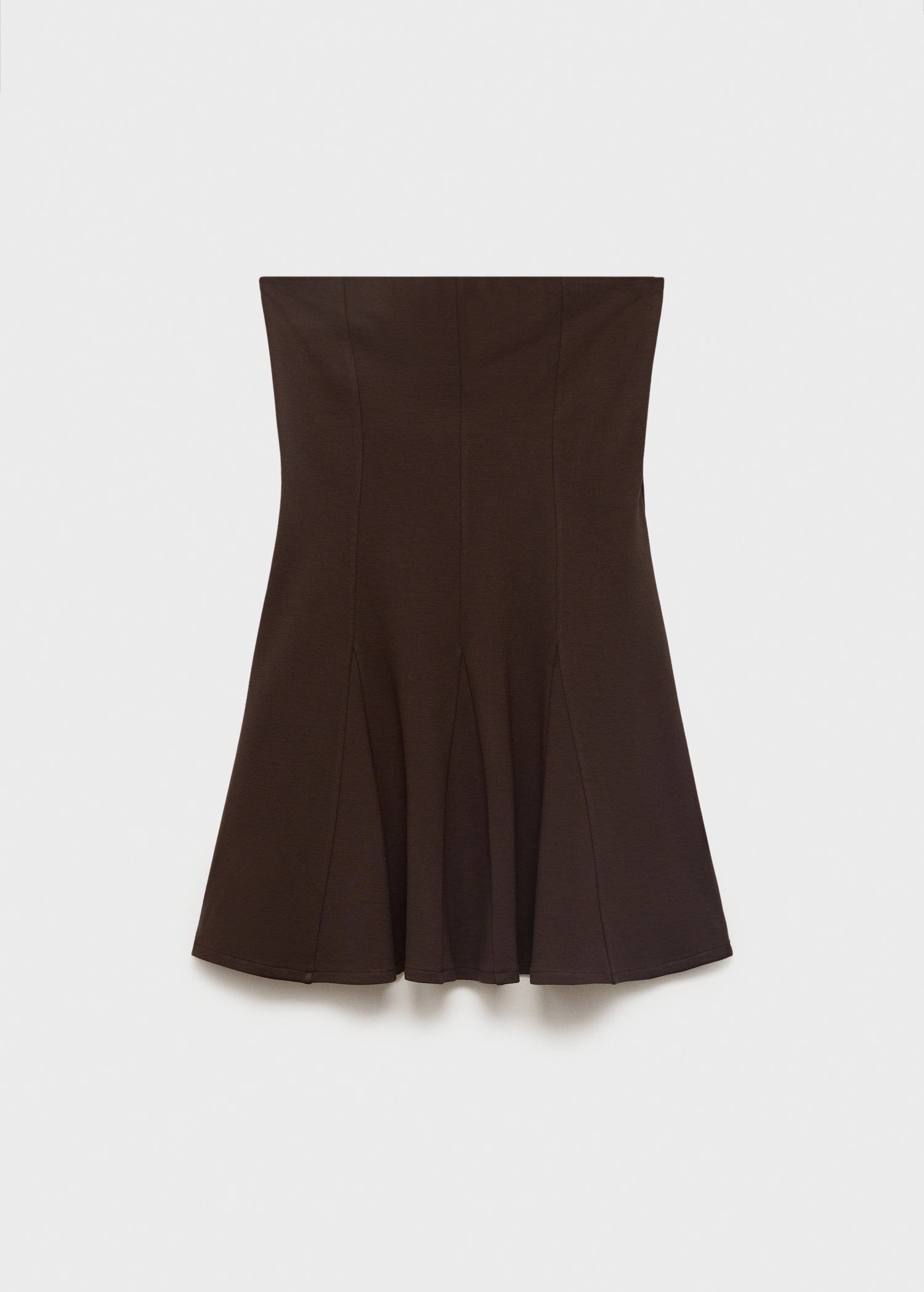 Strapless Dress With Pleats