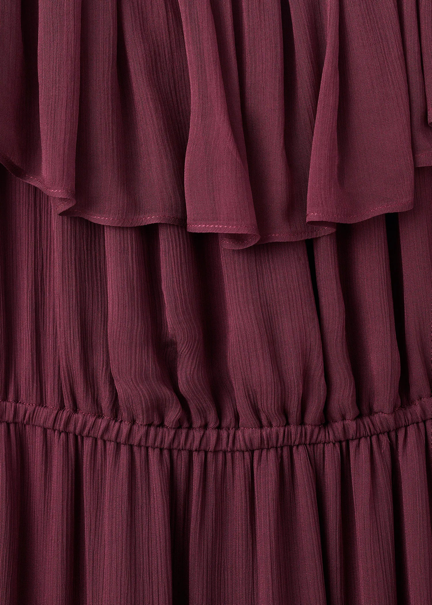 Strapless Dress With Ruffles